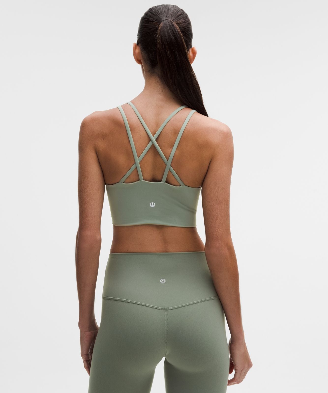 Like a Cloud Longline Bra *Light Support, B/C Cup Willow Leaf