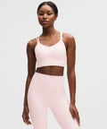Like a Cloud Longline Bra *Light Support, B/C Cup Pink Pearl