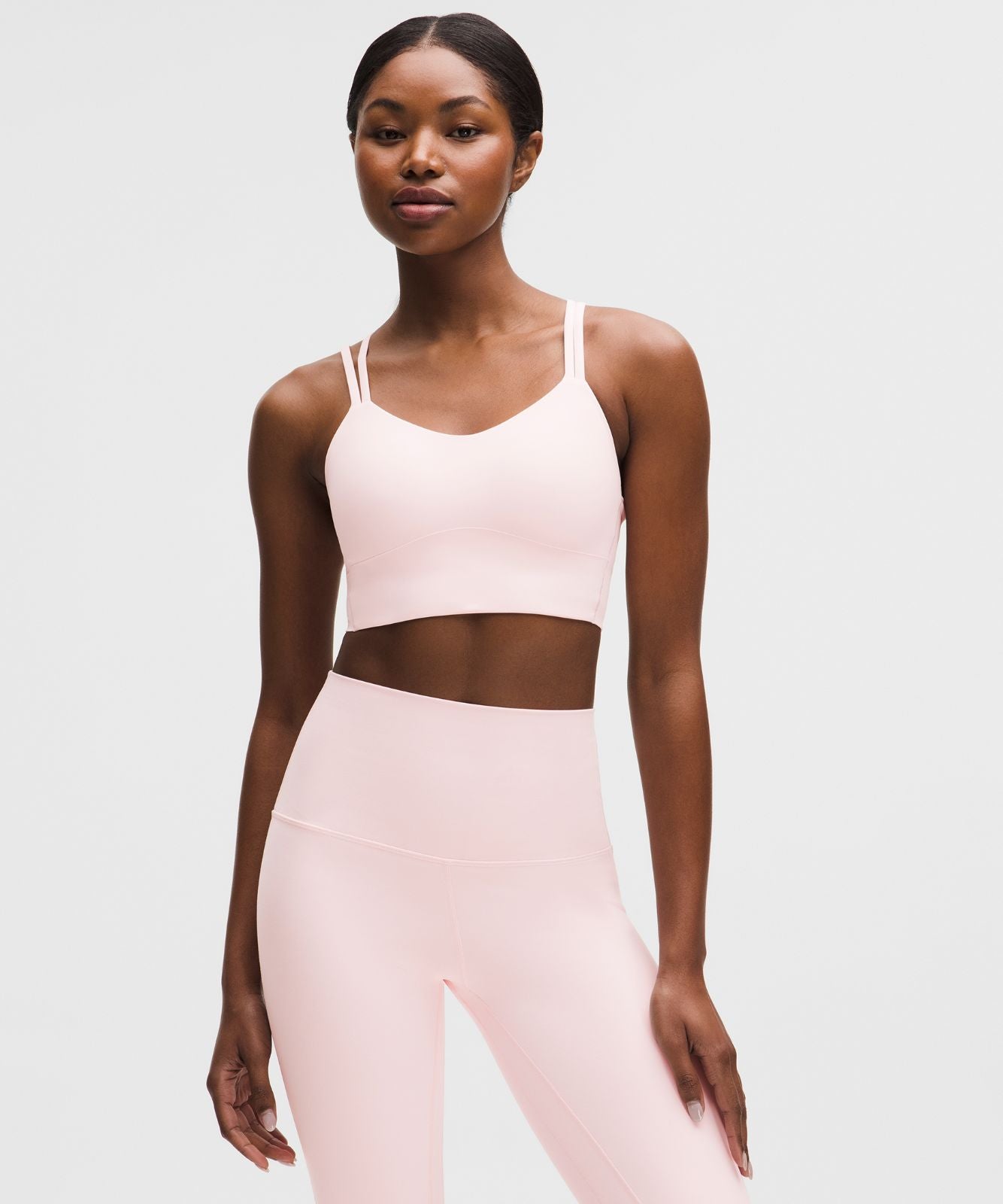 Like a Cloud Longline Bra *Light Support, B/C Cup Pink Pearl