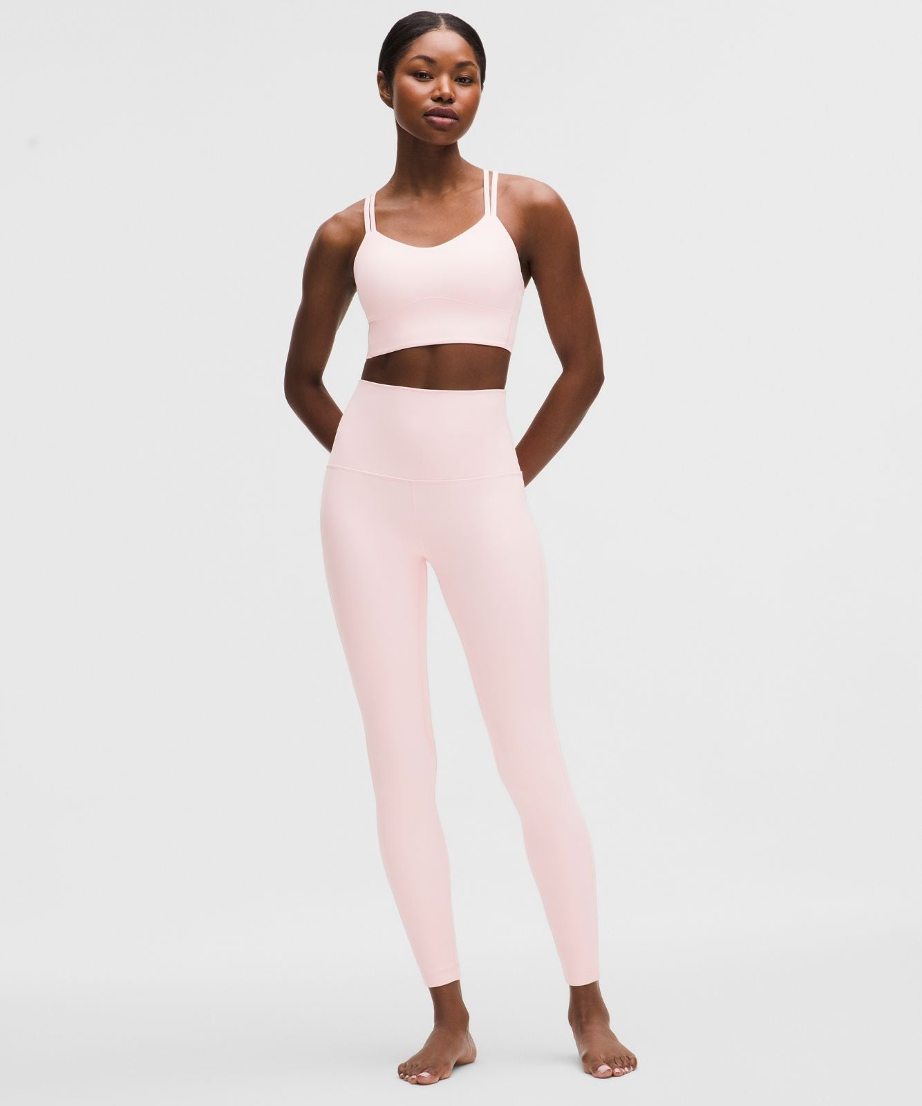 Like a Cloud Longline Bra *Light Support, B/C Cup Pink Pearl