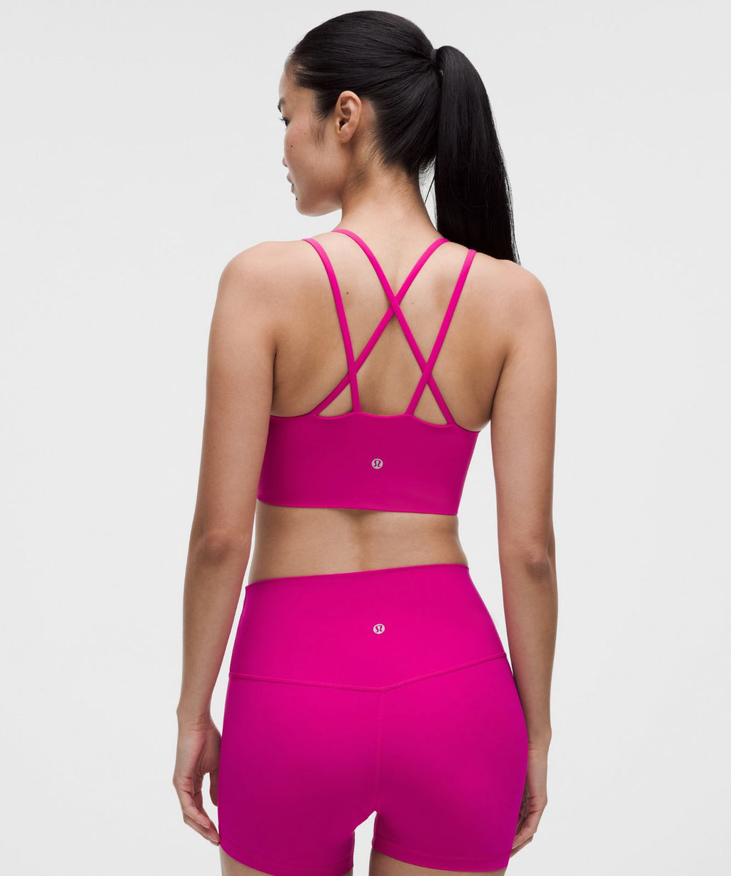 Like a Cloud Longline Bra *Light Support, B/C Cup Pink Flare