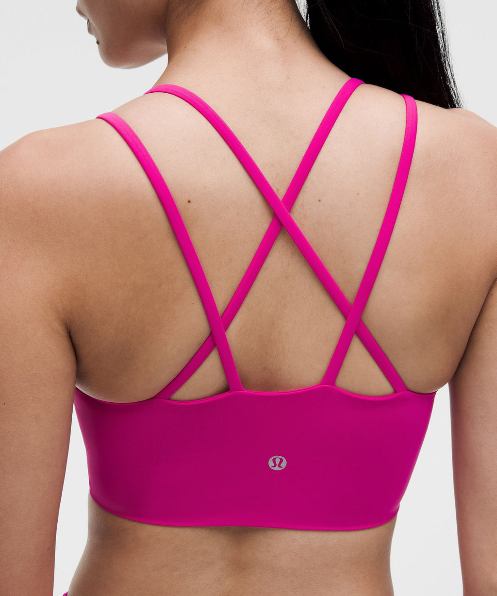 Like a Cloud Longline Bra *Light Support, B/C Cup Pink Flare