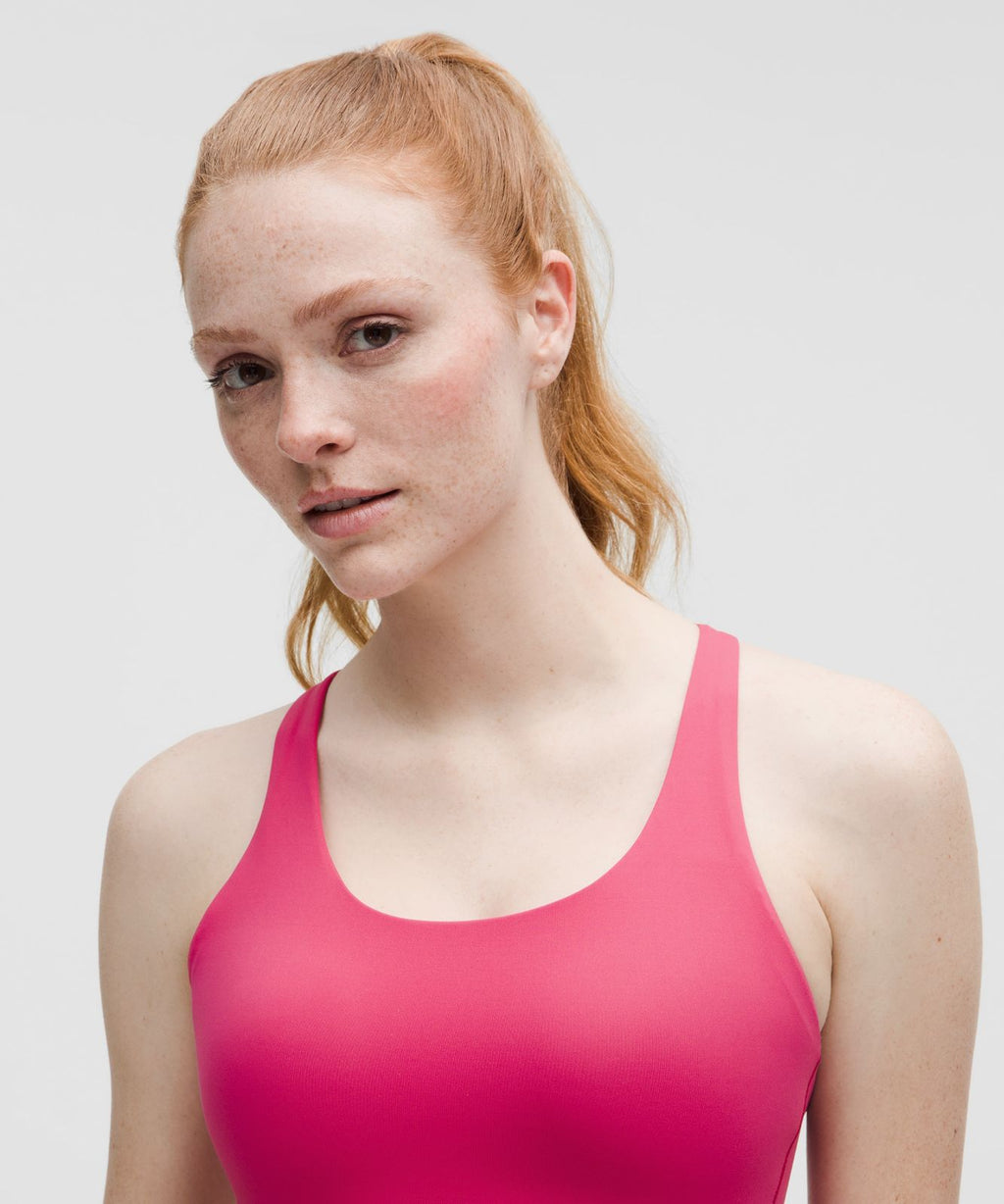 lululemon Energy Bra *High Support, B–G Cups Raspberry coulis