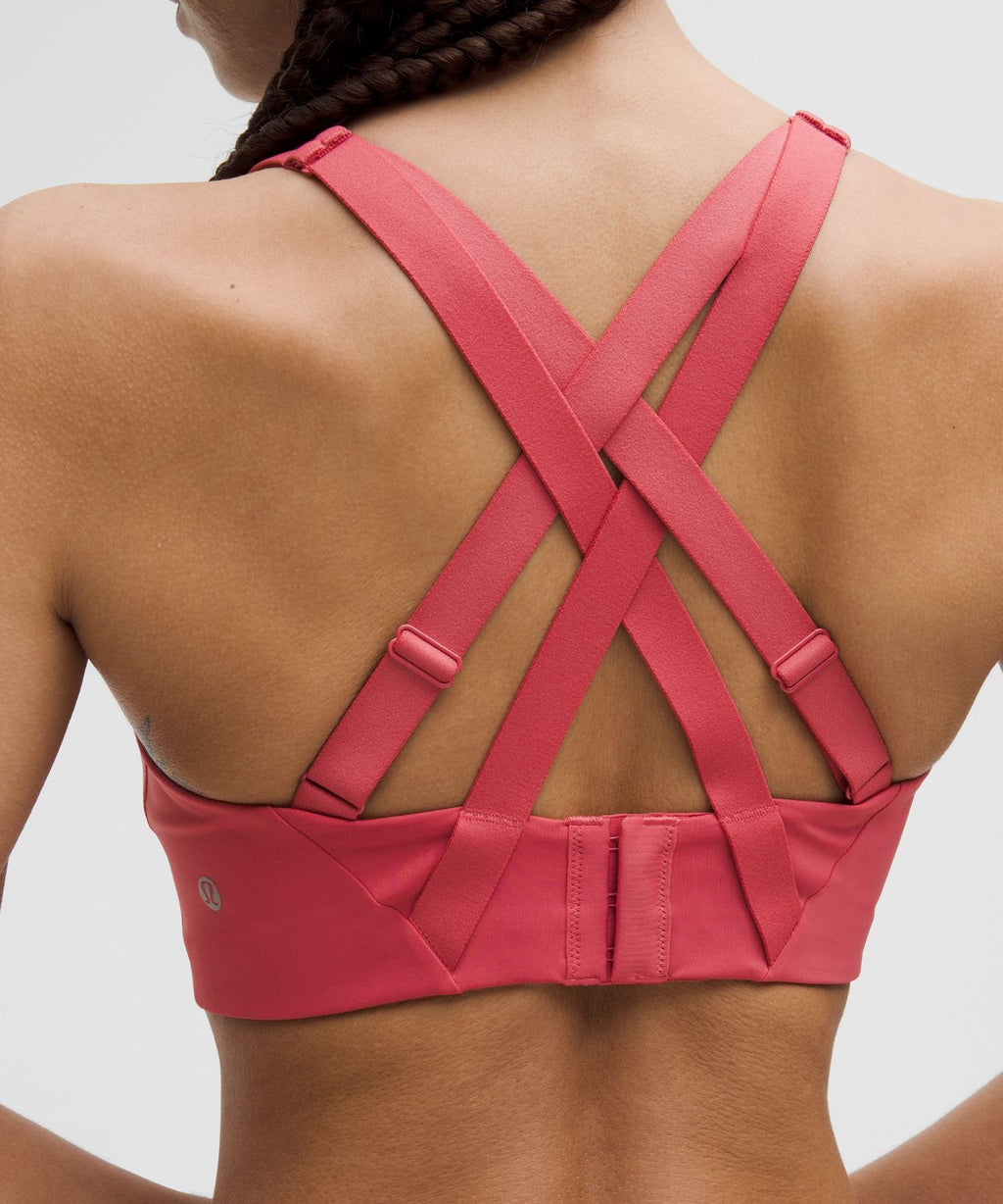 lululemon Energy Bra *High Support, B–G Cups Desert Red
