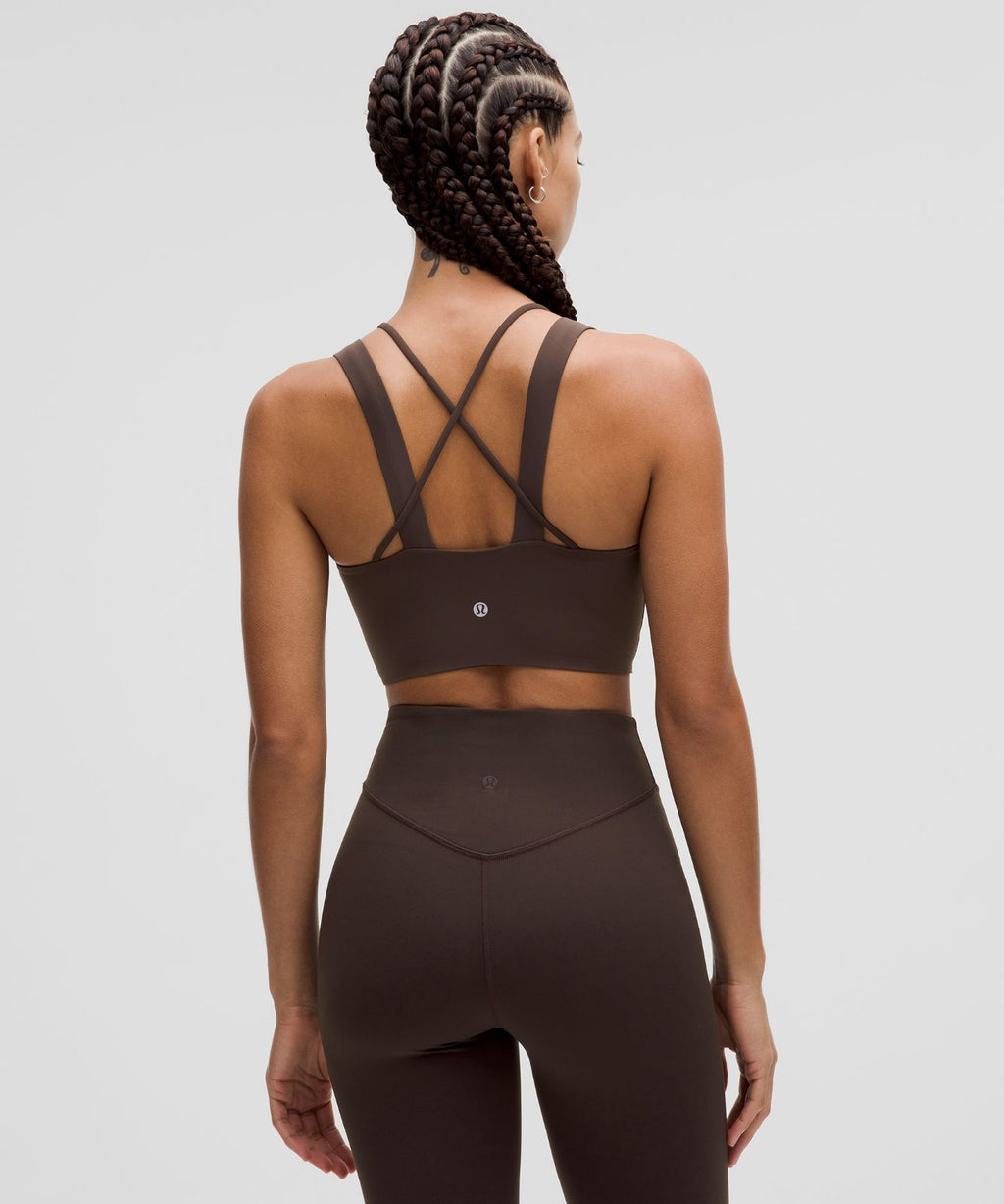 Like a Cloud Longline Bra *Light Support, D/DD Cup Espresso