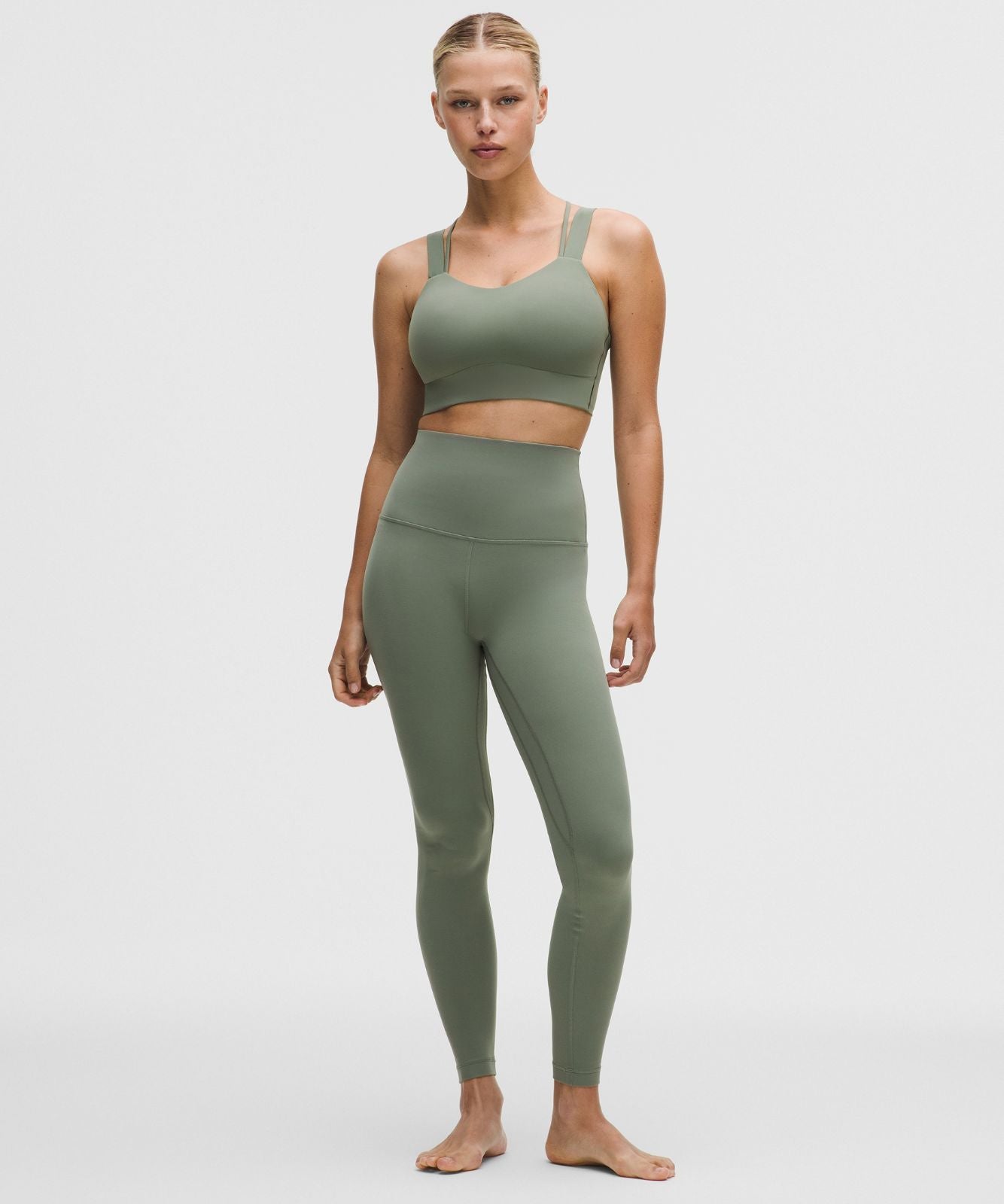 Like a Cloud Longline Bra *Light Support, D/DD Cup Willow Leaf