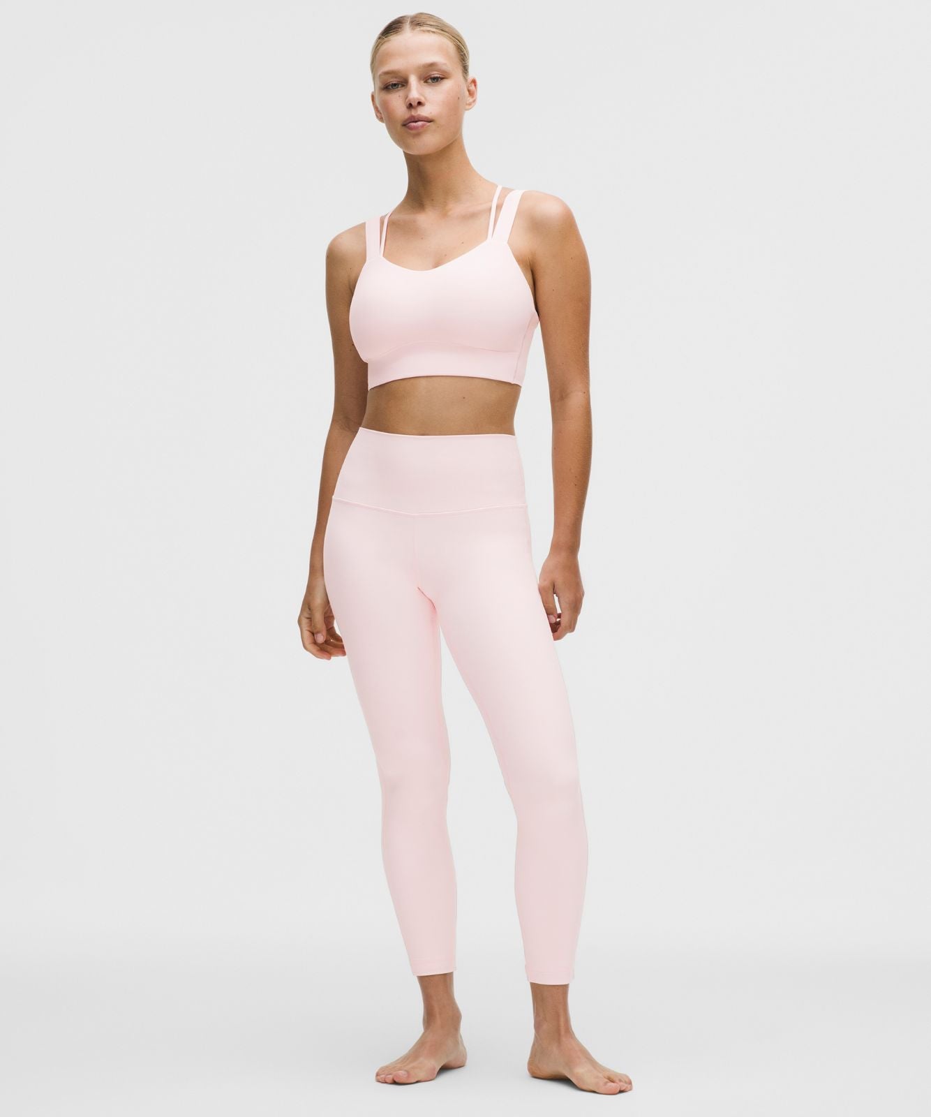 Like a Cloud Longline Bra *Light Support, D/DD Cup Pink Pearl