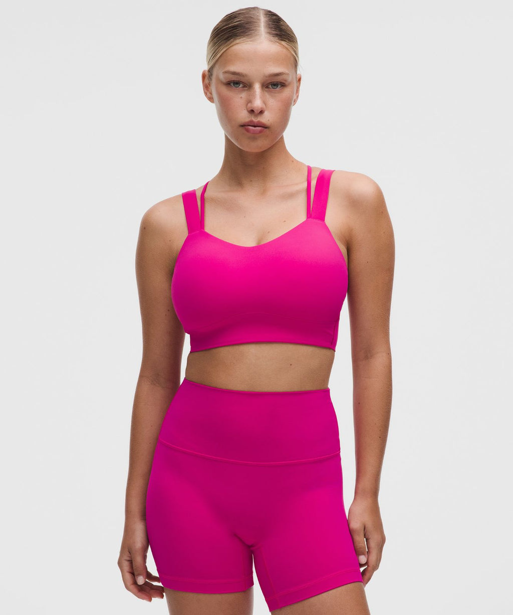 Like a Cloud Longline Bra *Light Support, D/DD Cup Pink Flare
