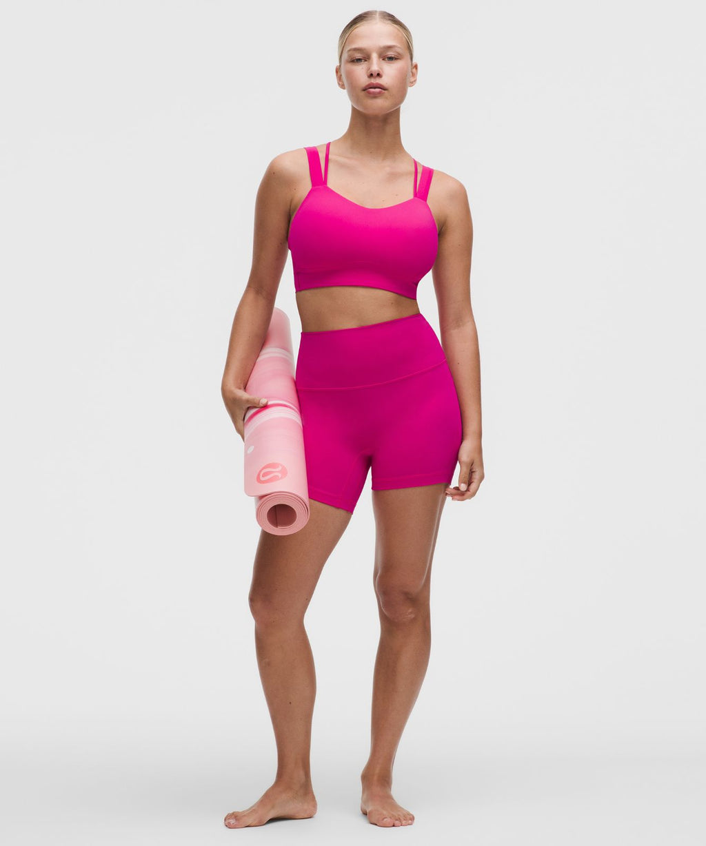 Like a Cloud Longline Bra *Light Support, D/DD Cup Pink Flare