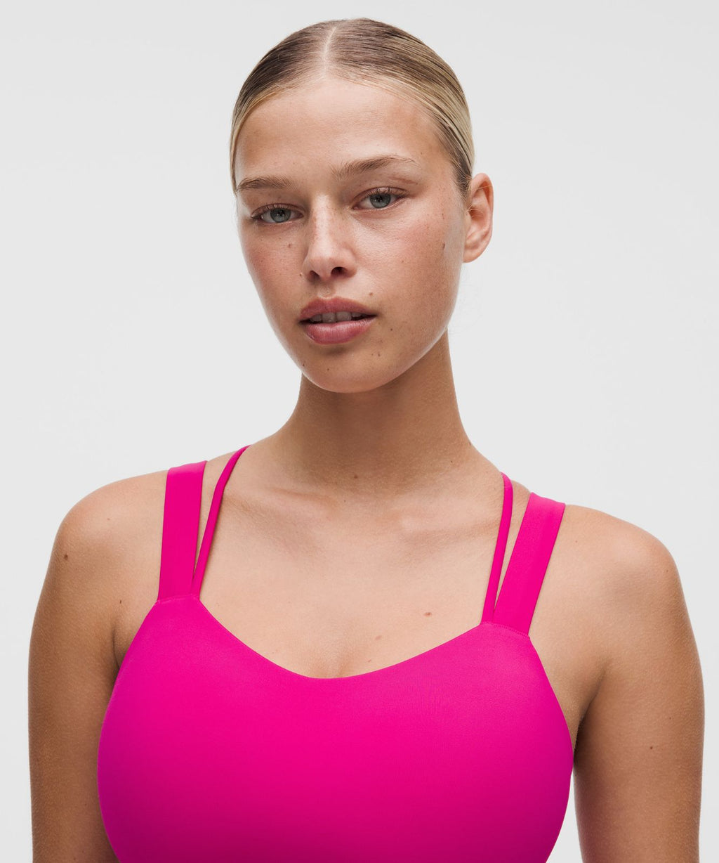 Like a Cloud Longline Bra *Light Support, D/DD Cup Pink Flare
