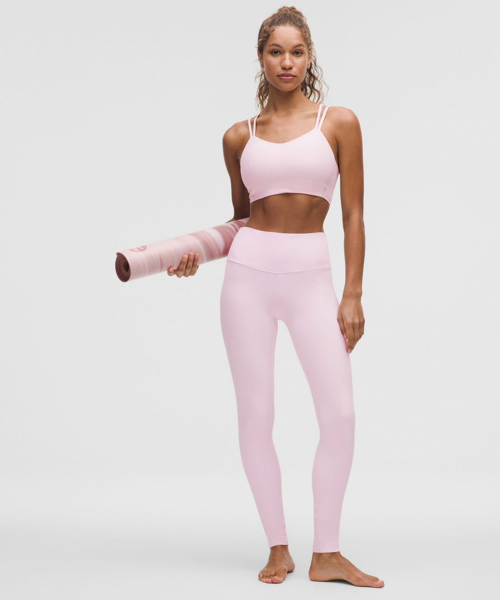 Like a Cloud Ribbed Longline Bra *Light Support, B/C Cup Blissful Pink