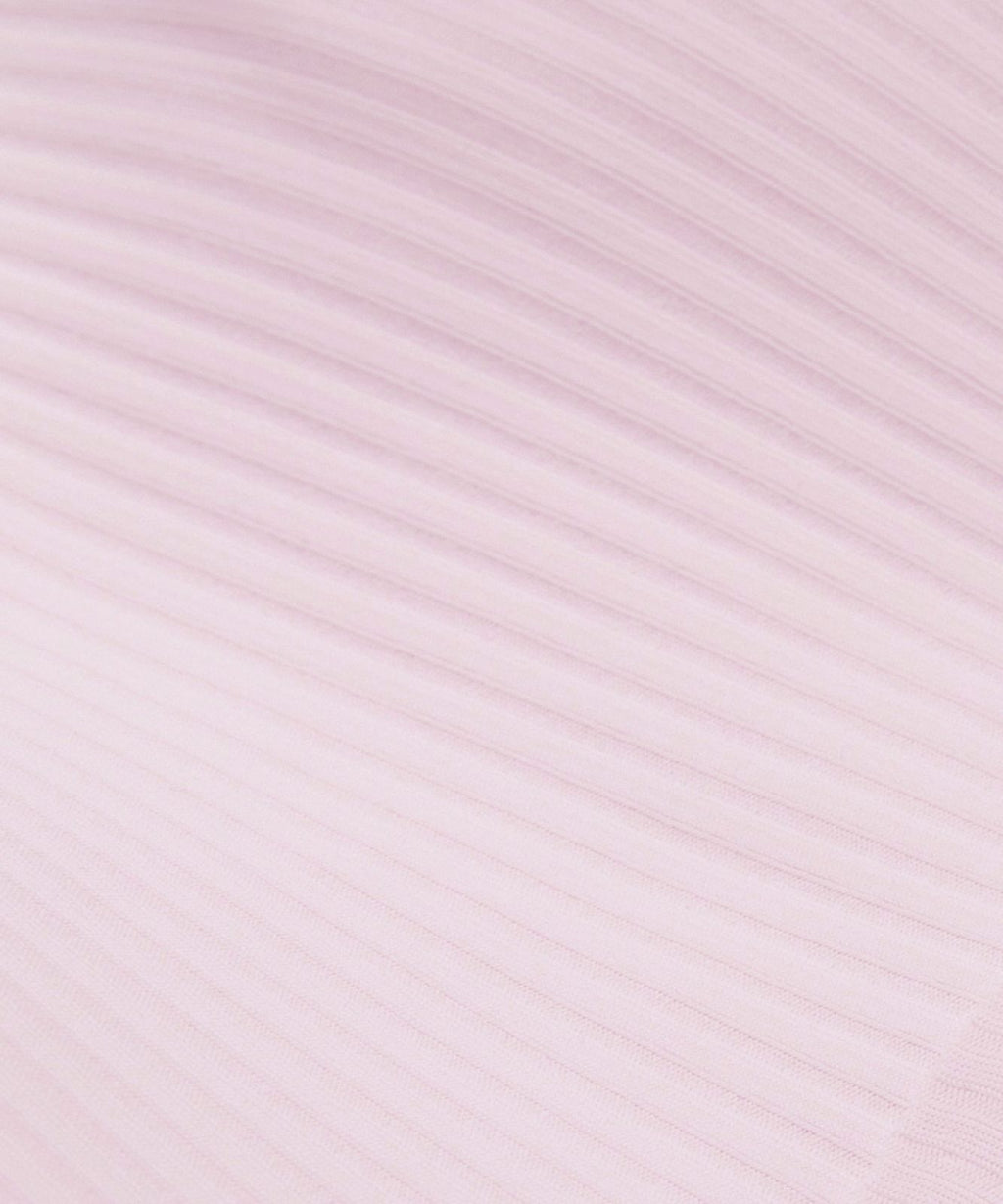 Like a Cloud Ribbed Longline Bra *Light Support, B/C Cup Blissful Pink