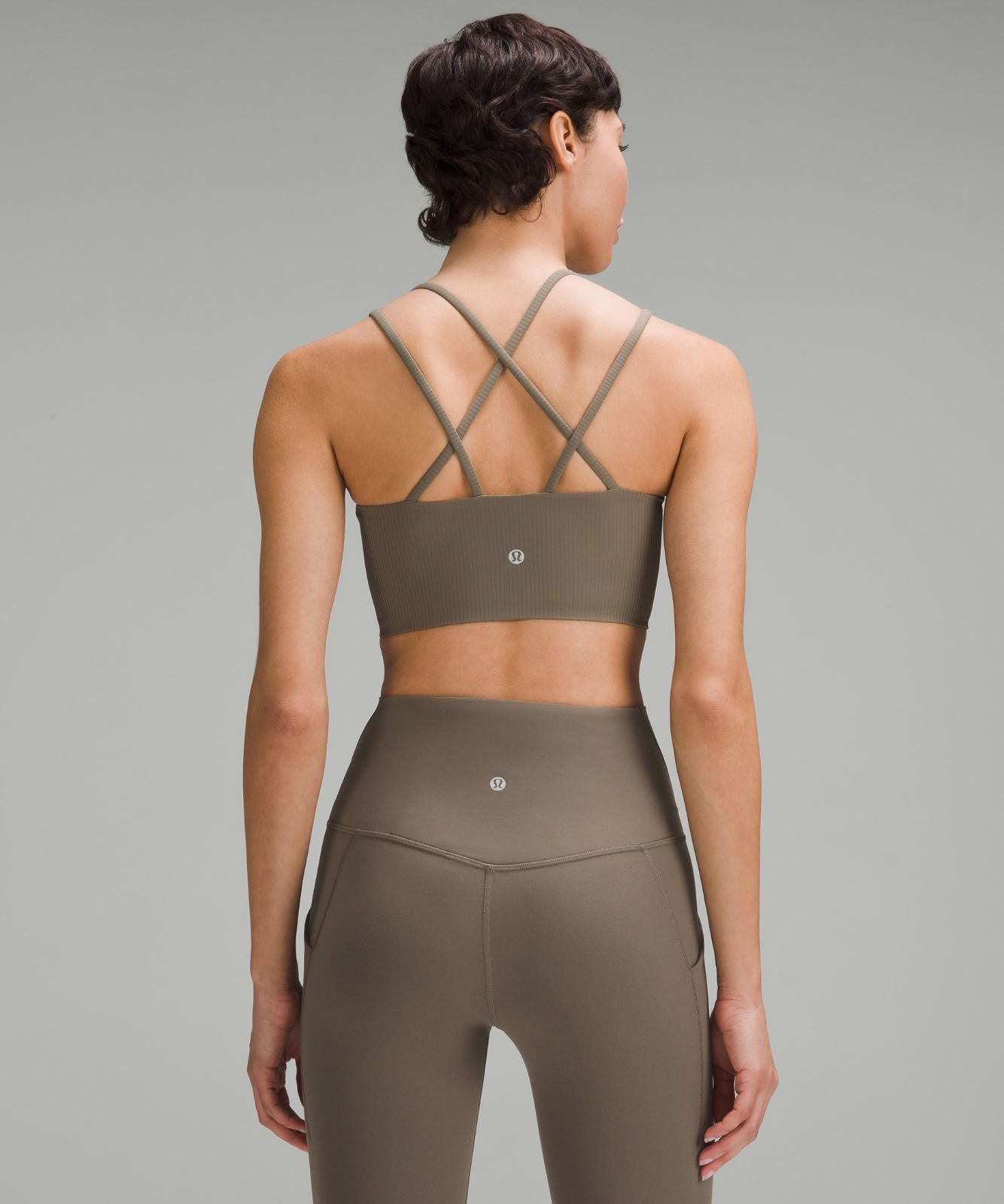 Like a Cloud Ribbed Longline Bra *Light Support, B/C Cup Nomad