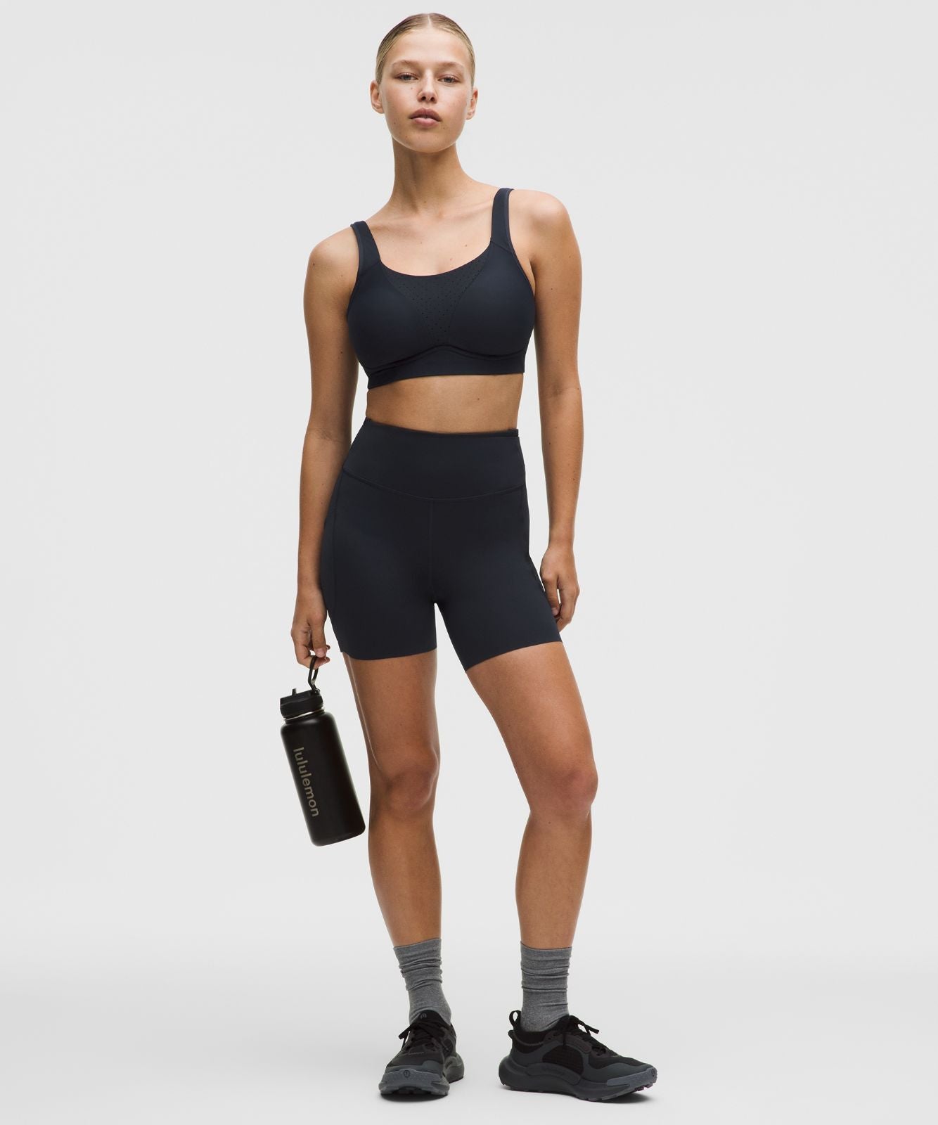 Run Times Bra *High Support, B–G Cups True Navy