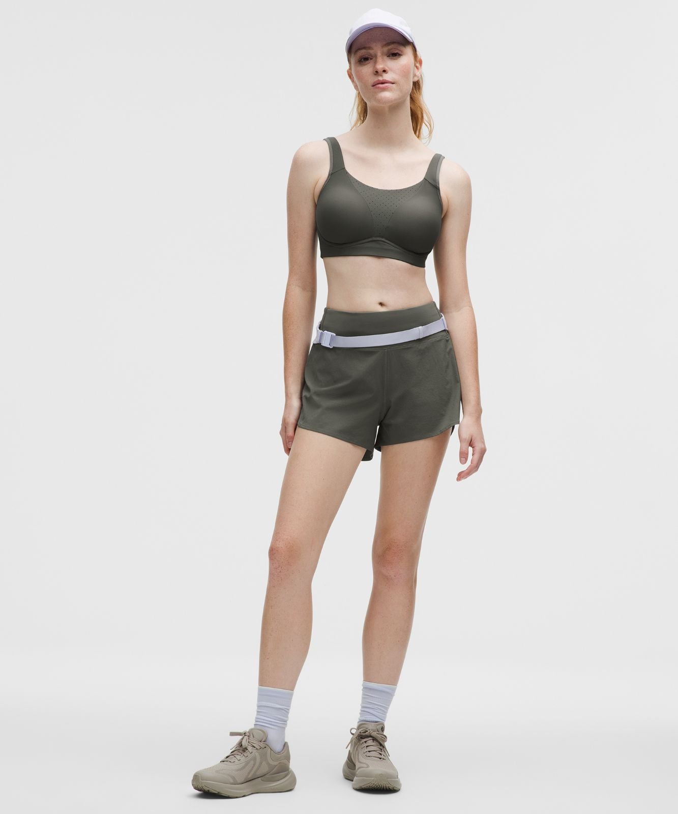 Run Times Bra *High Support, B–G Cups Palm Deco