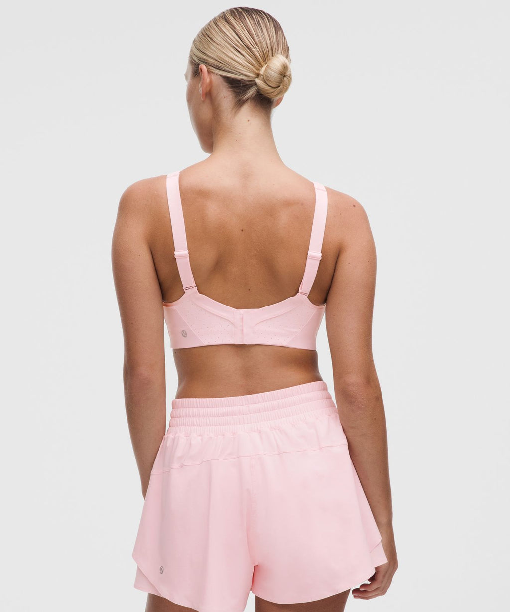 Run Times Bra *High Support, B–G Cups Pink Pearl