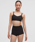 Like a Cloud Ribbed Bra *Light Support, B/C Cup Black
