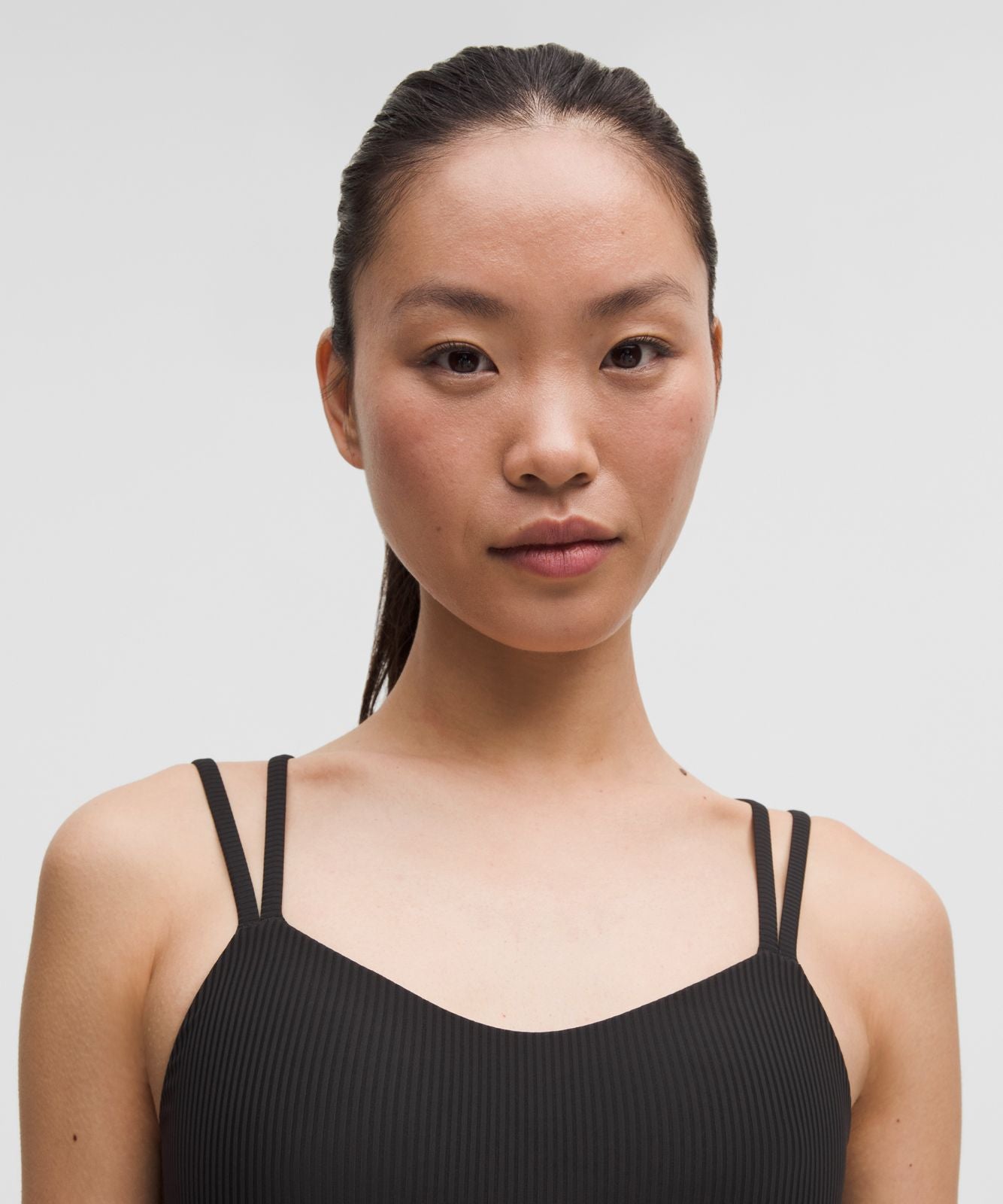Like a Cloud Ribbed Bra *Light Support, B/C Cup Black