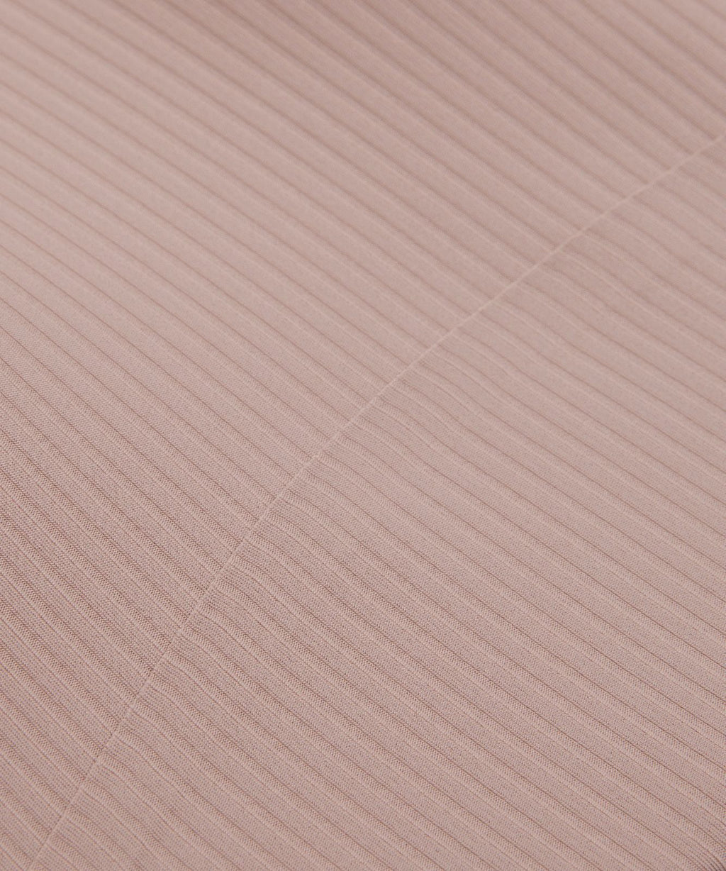 Like a Cloud Ribbed Longline Bra *Light Support, D/DD Cup Ashen Rose