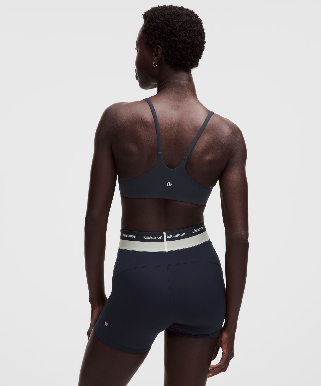 Wunder Train Strappy Racer Bra *Light Support, A/B Cup True Navy