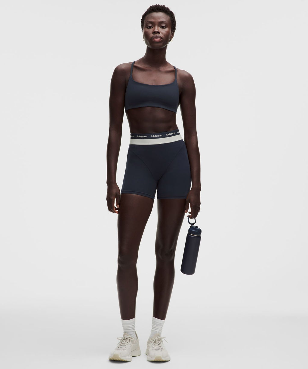 Wunder Train Strappy Racer Bra *Light Support, A/B Cup True Navy