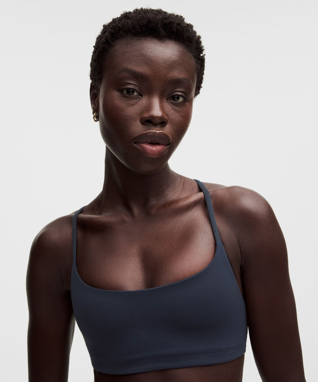 Wunder Train Strappy Racer Bra *Light Support, A/B Cup True Navy