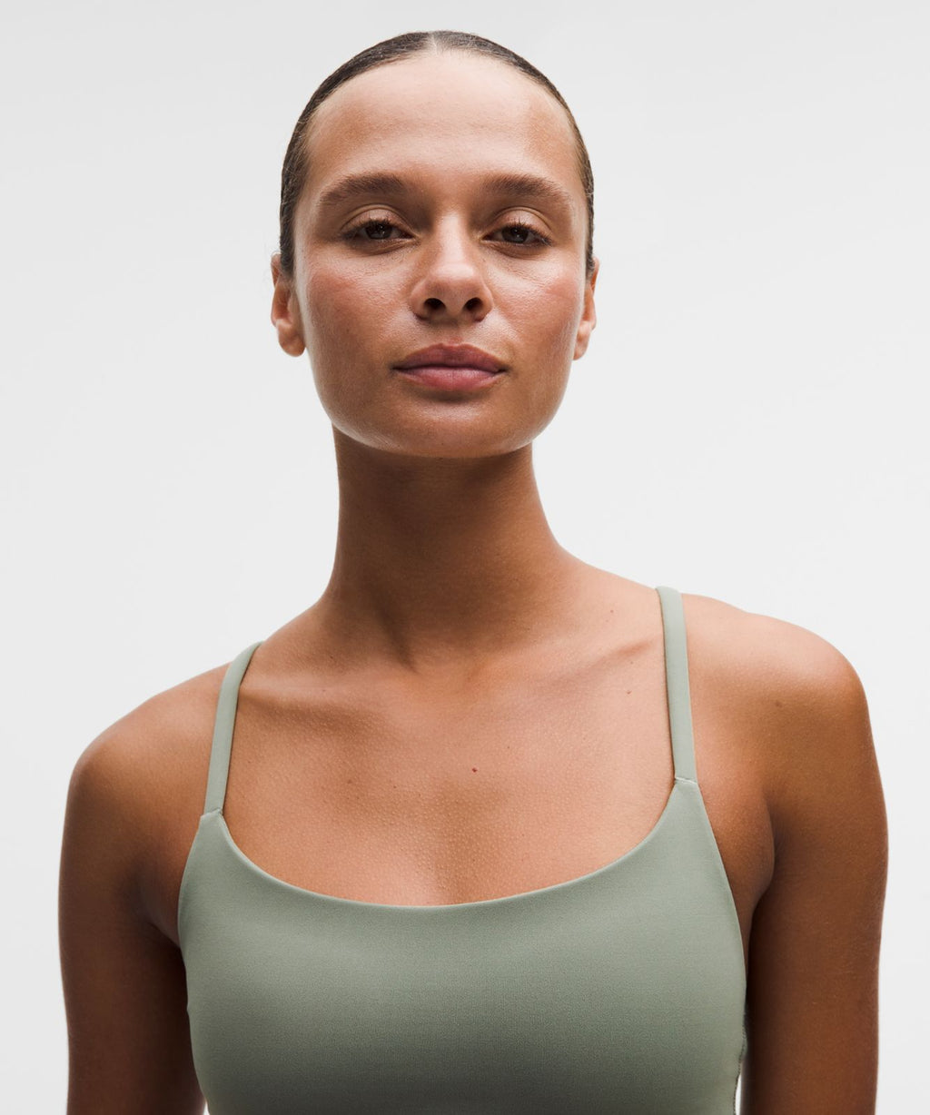 Wunder Train Strappy Racer Bra *Light Support, A/B Cup Willow Leaf