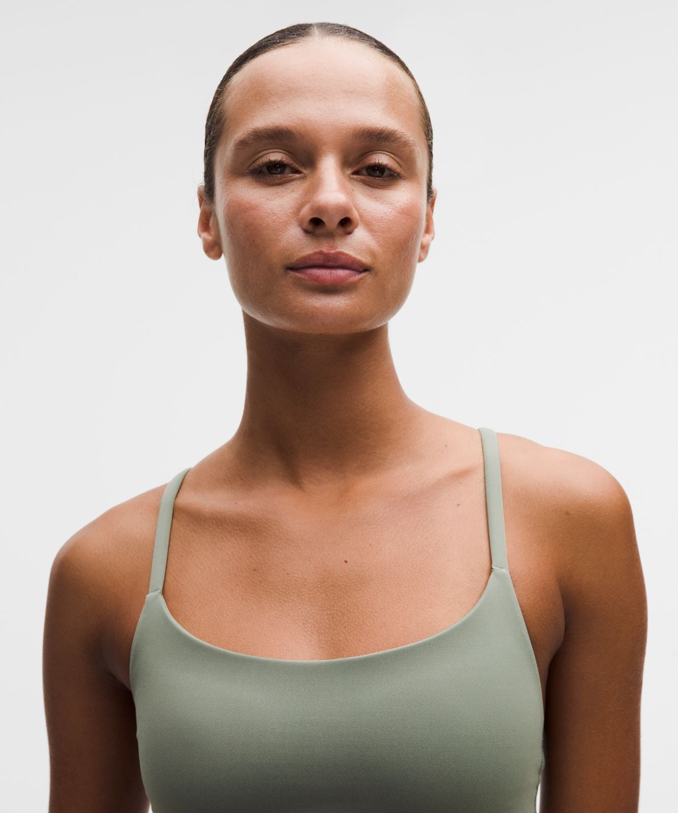 Wunder Train Strappy Racer Bra *Light Support, A/B Cup Willow Leaf