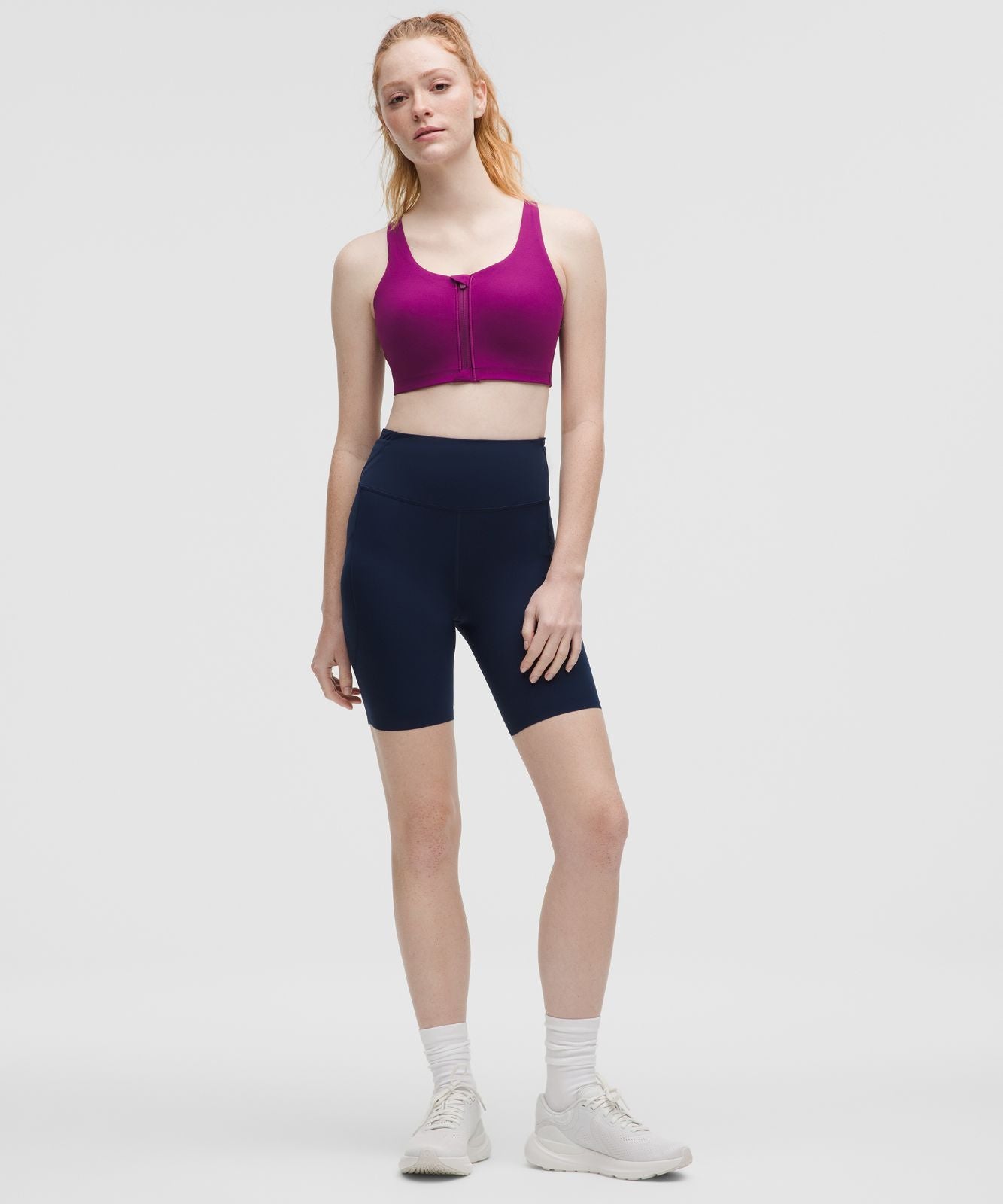 lululemon Energy Zip-Front Bra *High-Support, B–G Cups Chilled Grape