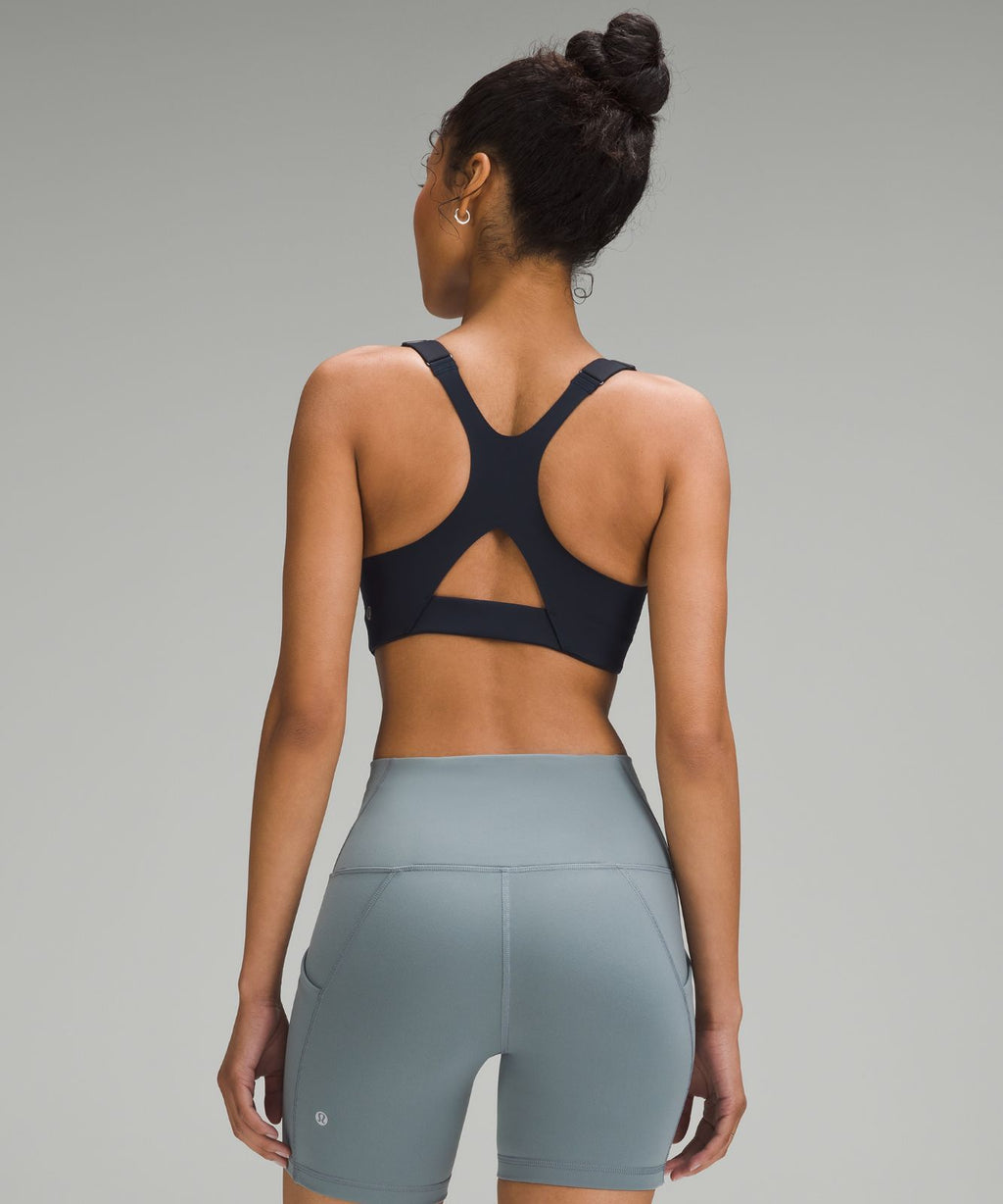 Ultralu Square-Neck Workout Bra *Medium Support, B/C Cup True Navy