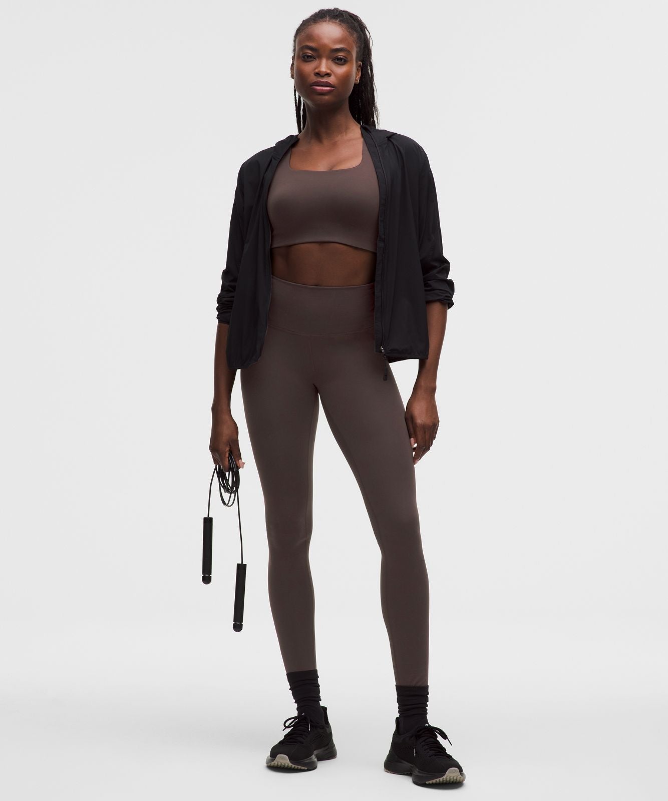 Ultralu Square-Neck Workout Bra *Medium Support, D/DD Cup Sequoia