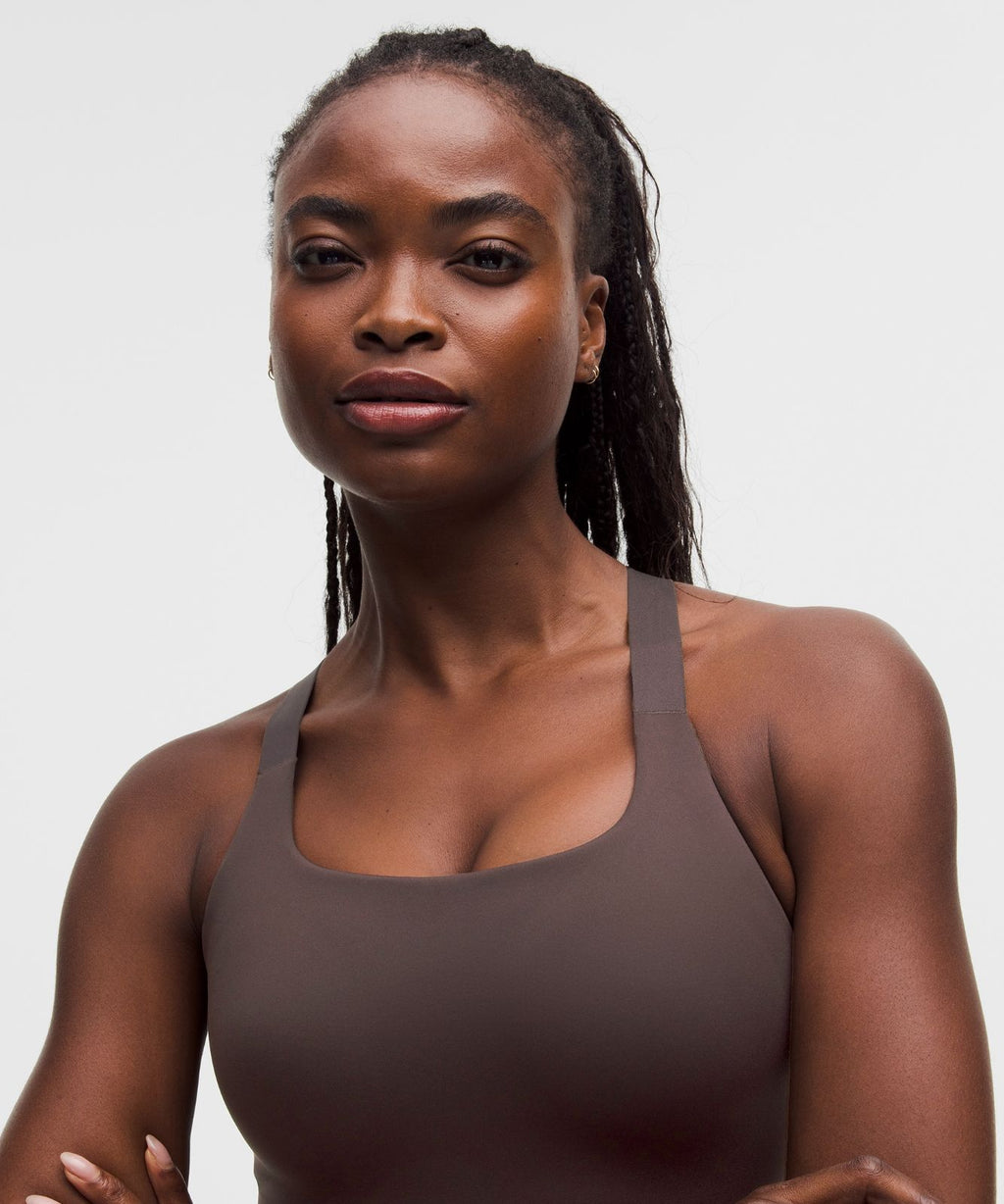 Ultralu Square-Neck Workout Bra *Medium Support, D/DD Cup Sequoia