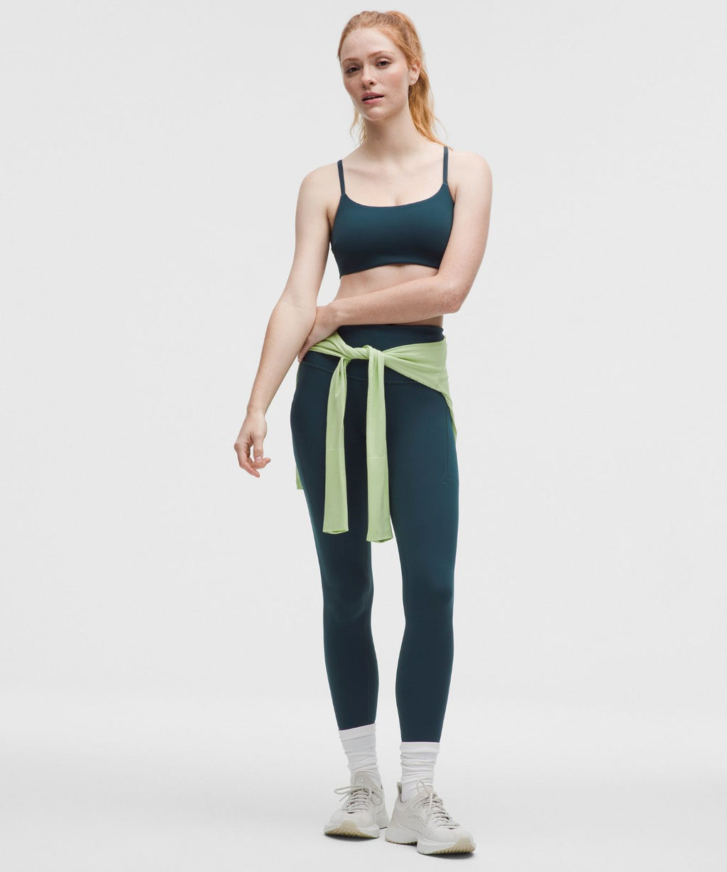 Wunder Train Strappy Racer Bra *Light Support, C/D Cup Indochine Blue