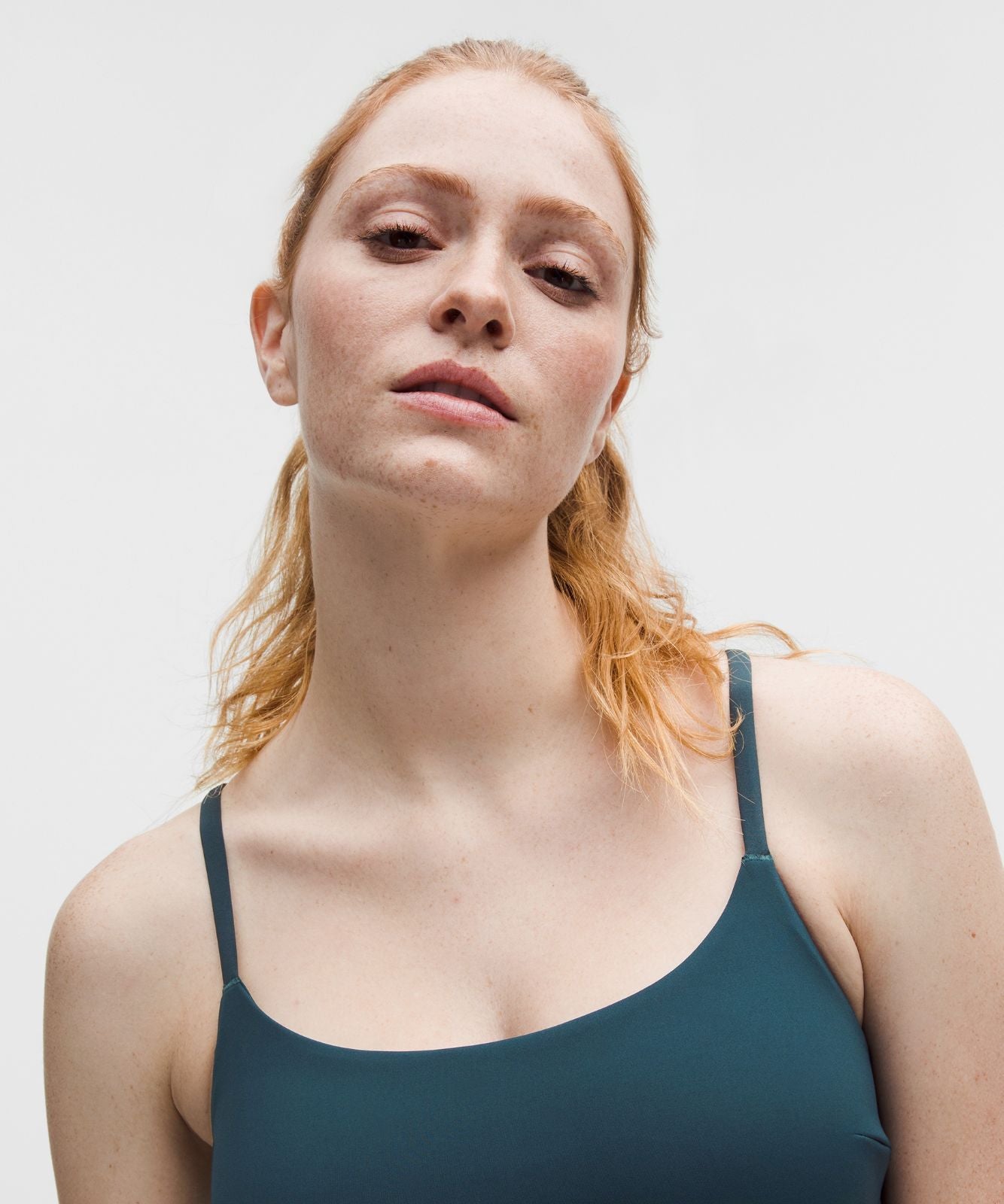 Wunder Train Strappy Racer Bra *Light Support, C/D Cup Indochine Blue