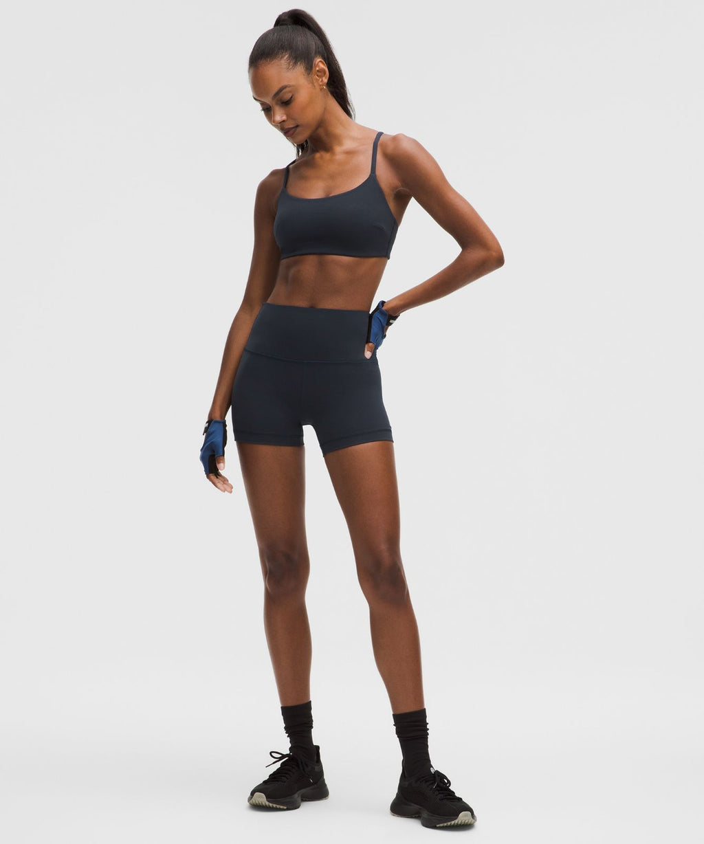 Wunder Train Strappy Racer Bra *Light Support, C/D Cup True Navy