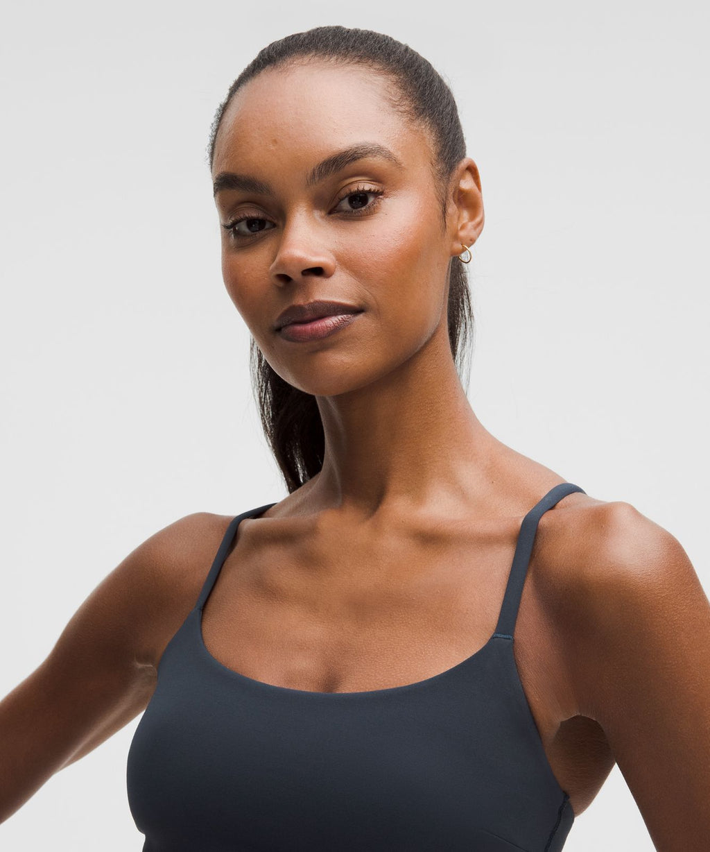 Wunder Train Strappy Racer Bra *Light Support, C/D Cup True Navy