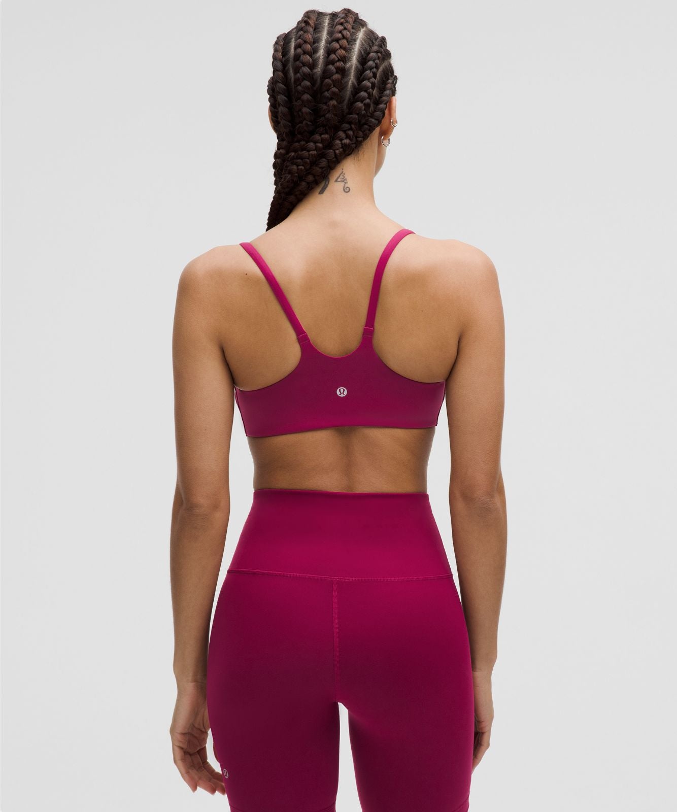 Wunder Train Strappy Racer Bra *Light Support, C/D Cup Magenta Smoke