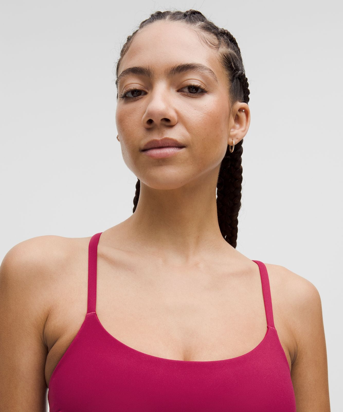Wunder Train Strappy Racer Bra *Light Support, C/D Cup Magenta Smoke