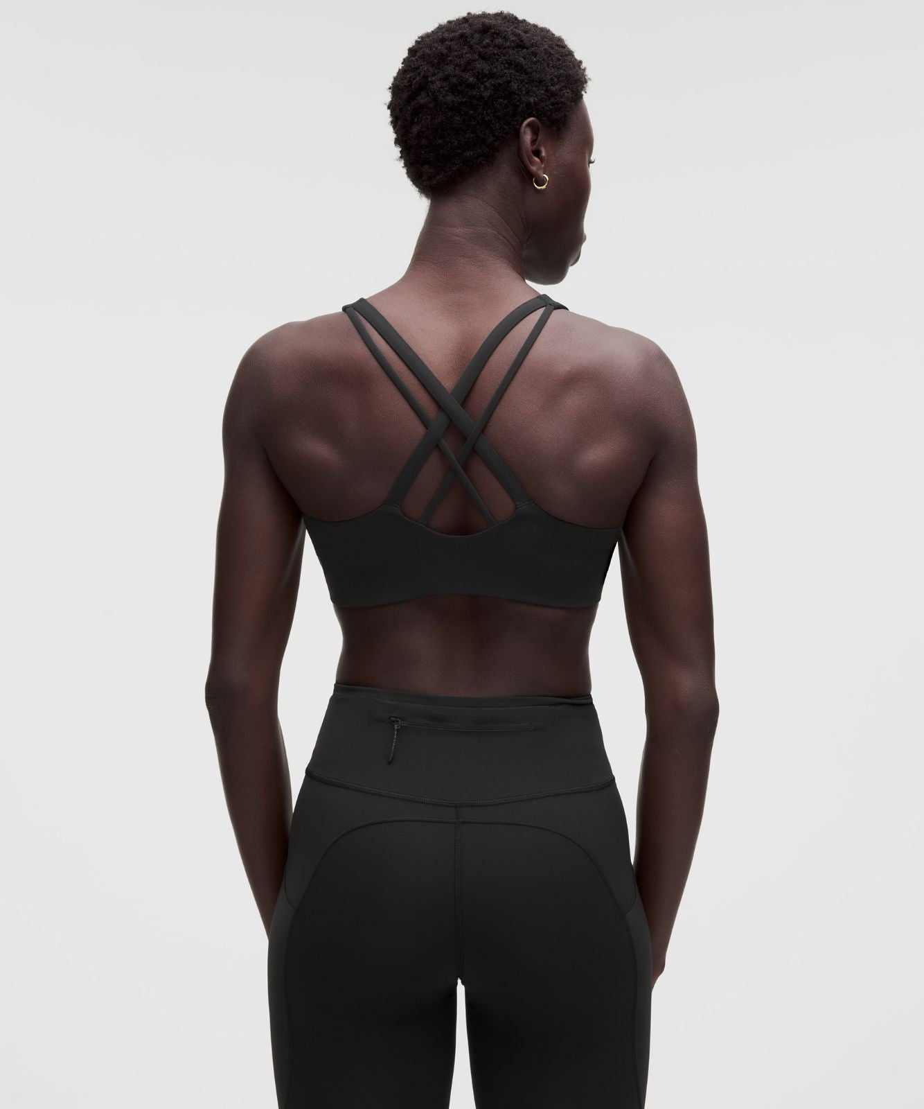 lululemon Energy Bra Medium Support, B-D Cups *Evolve Black