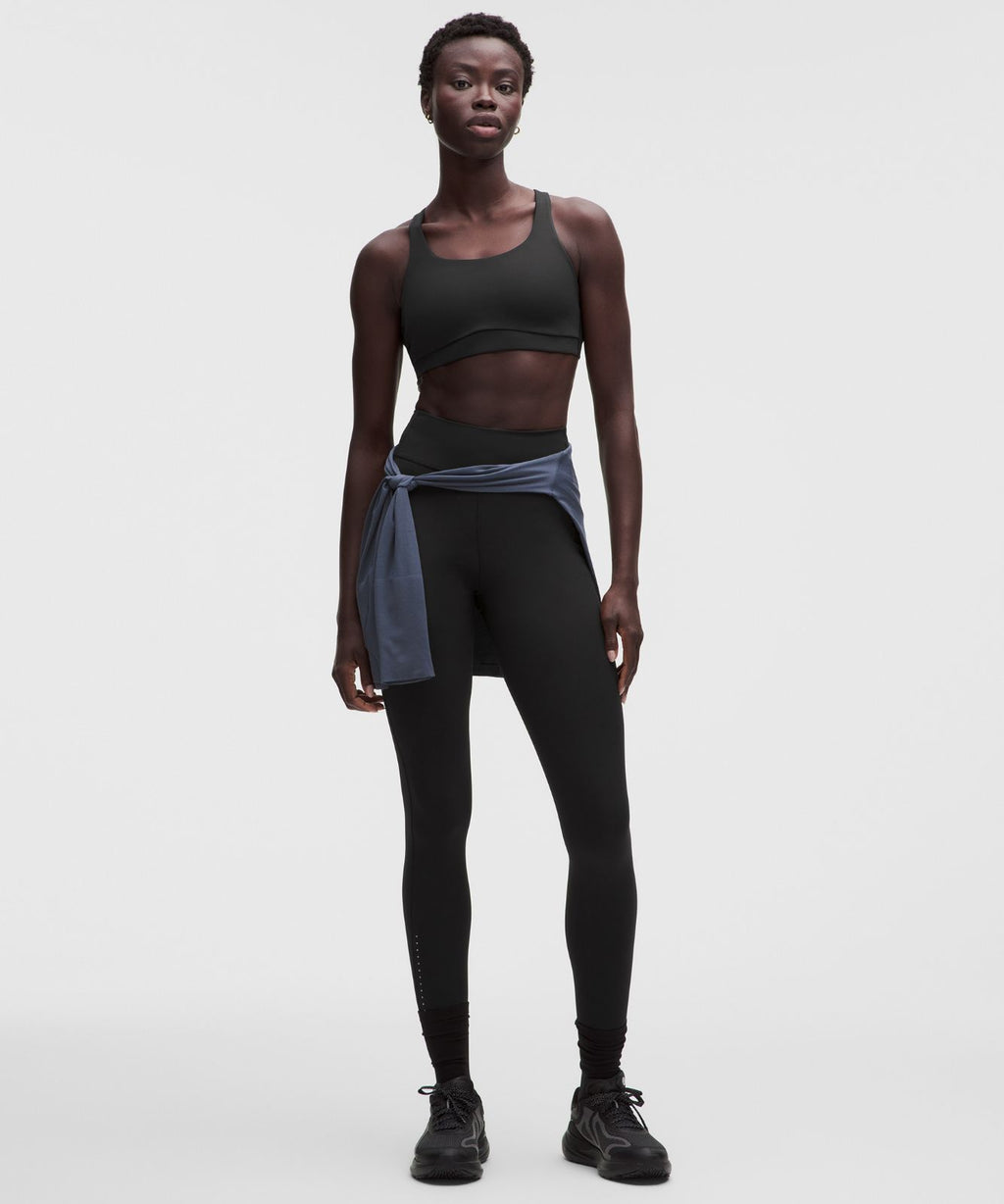 lululemon Energy Bra Medium Support, B-D Cups *Evolve Black