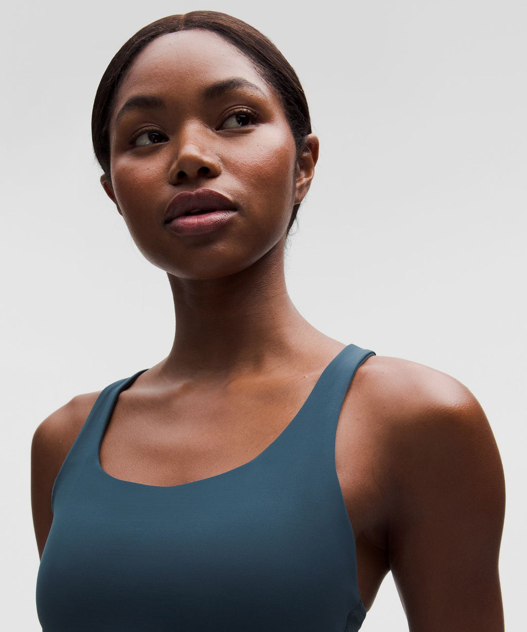 lululemon Energy Bra Medium Support, B-D Cups *Evolve Indochine Blue