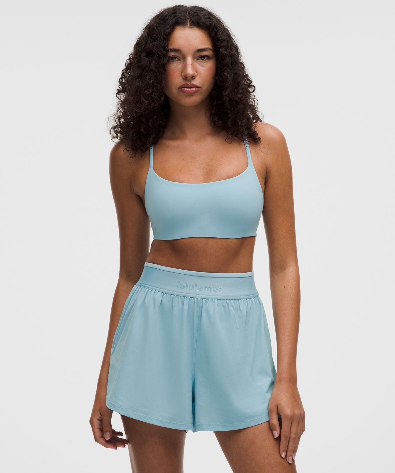 Wunder Train Strappy Racer Bra *Light Support, A/B Cup Seafoam