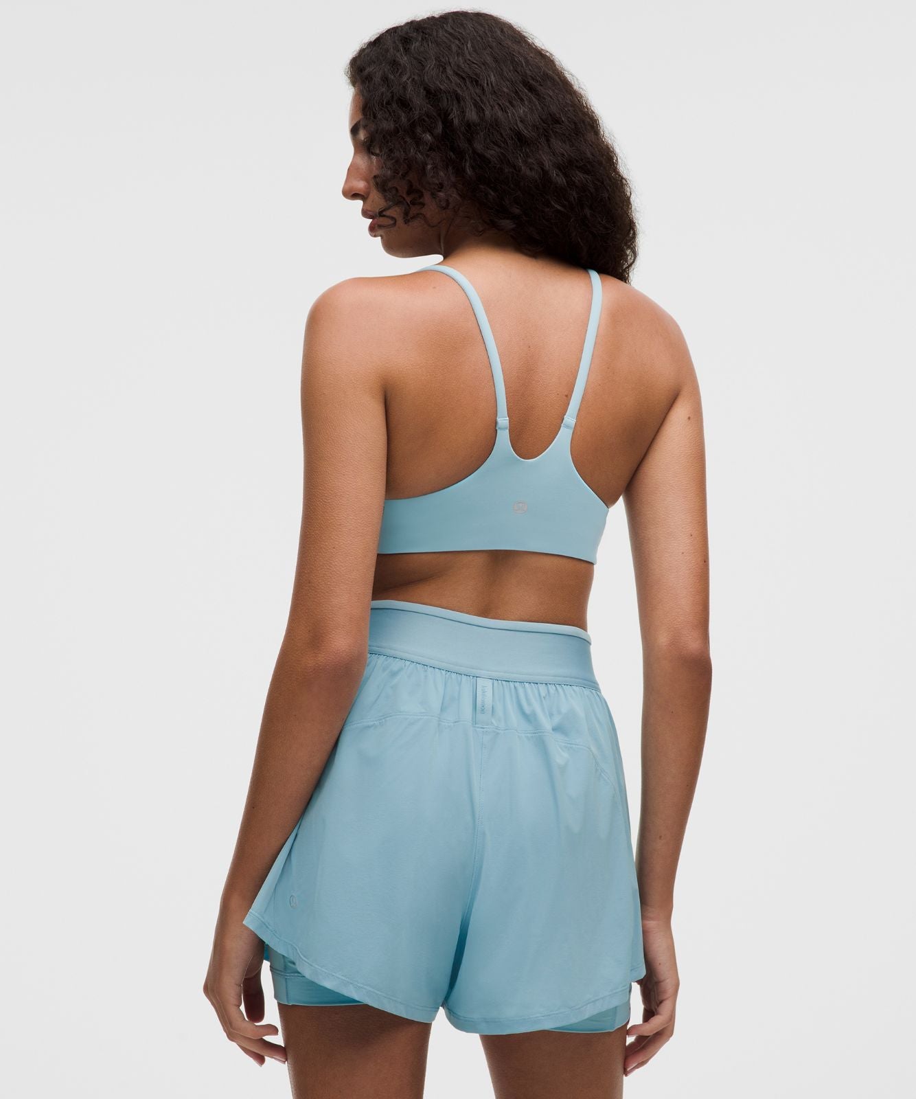 Wunder Train Strappy Racer Bra *Light Support, A/B Cup Seafoam