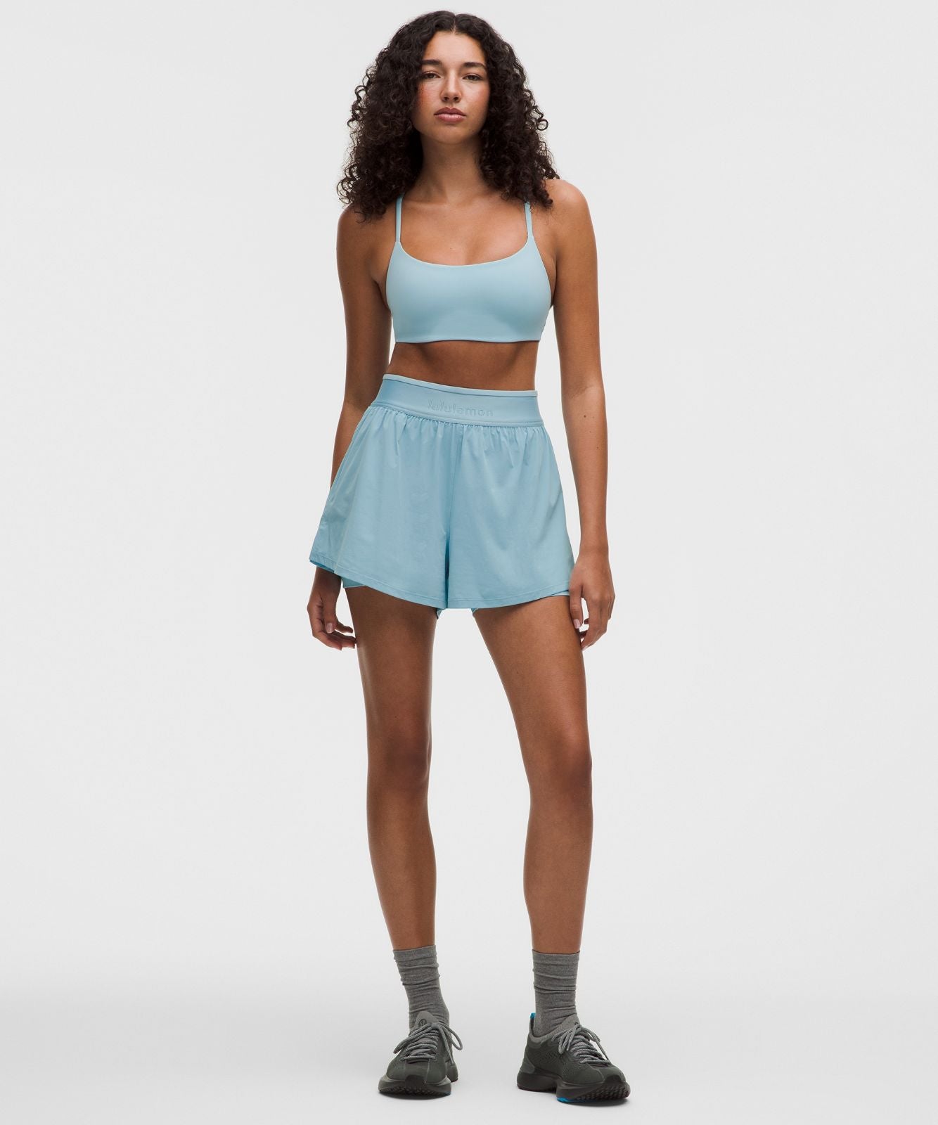 Wunder Train Strappy Racer Bra *Light Support, A/B Cup Seafoam