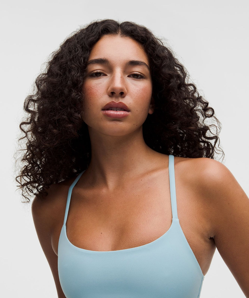 Wunder Train Strappy Racer Bra *Light Support, A/B Cup Seafoam