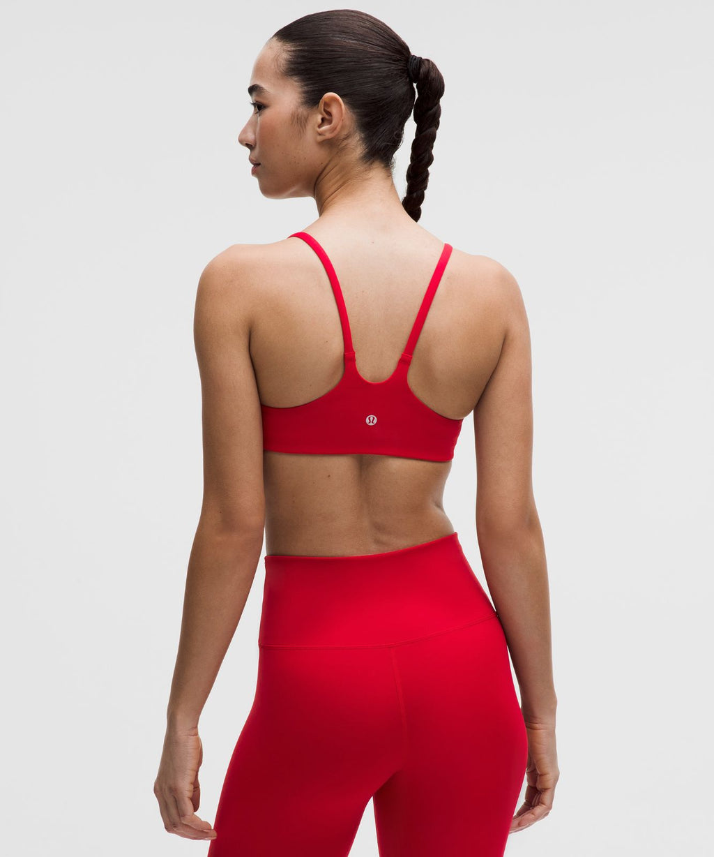 Wunder Train Strappy Racer Bra *Light Support, A/B Cup Oxford Red