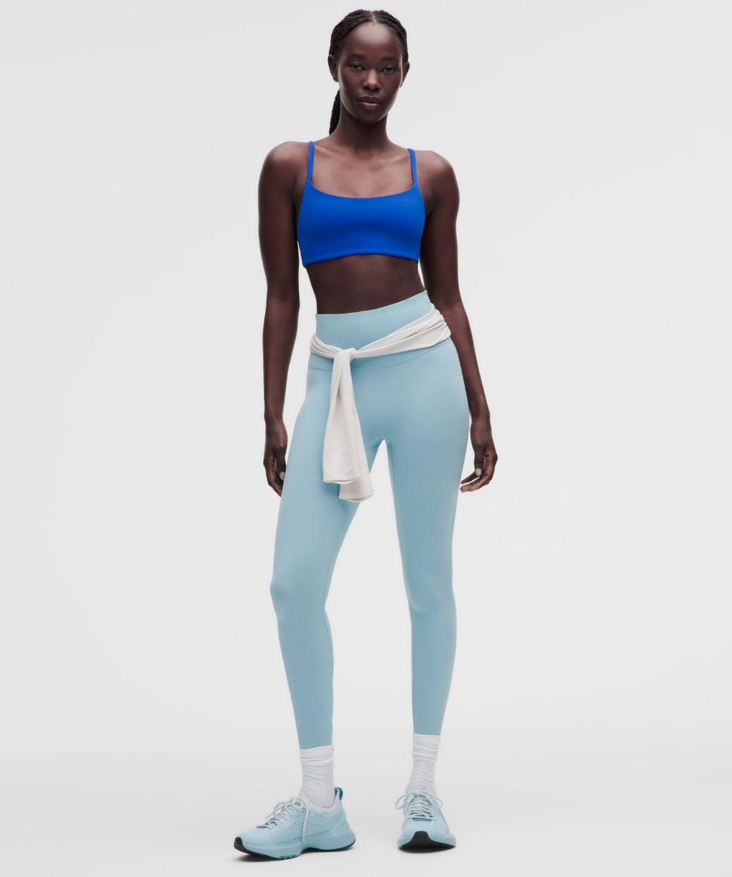 Wunder Train Strappy Racer Bra *Light Support, A/B Cup Beach Ball Blue