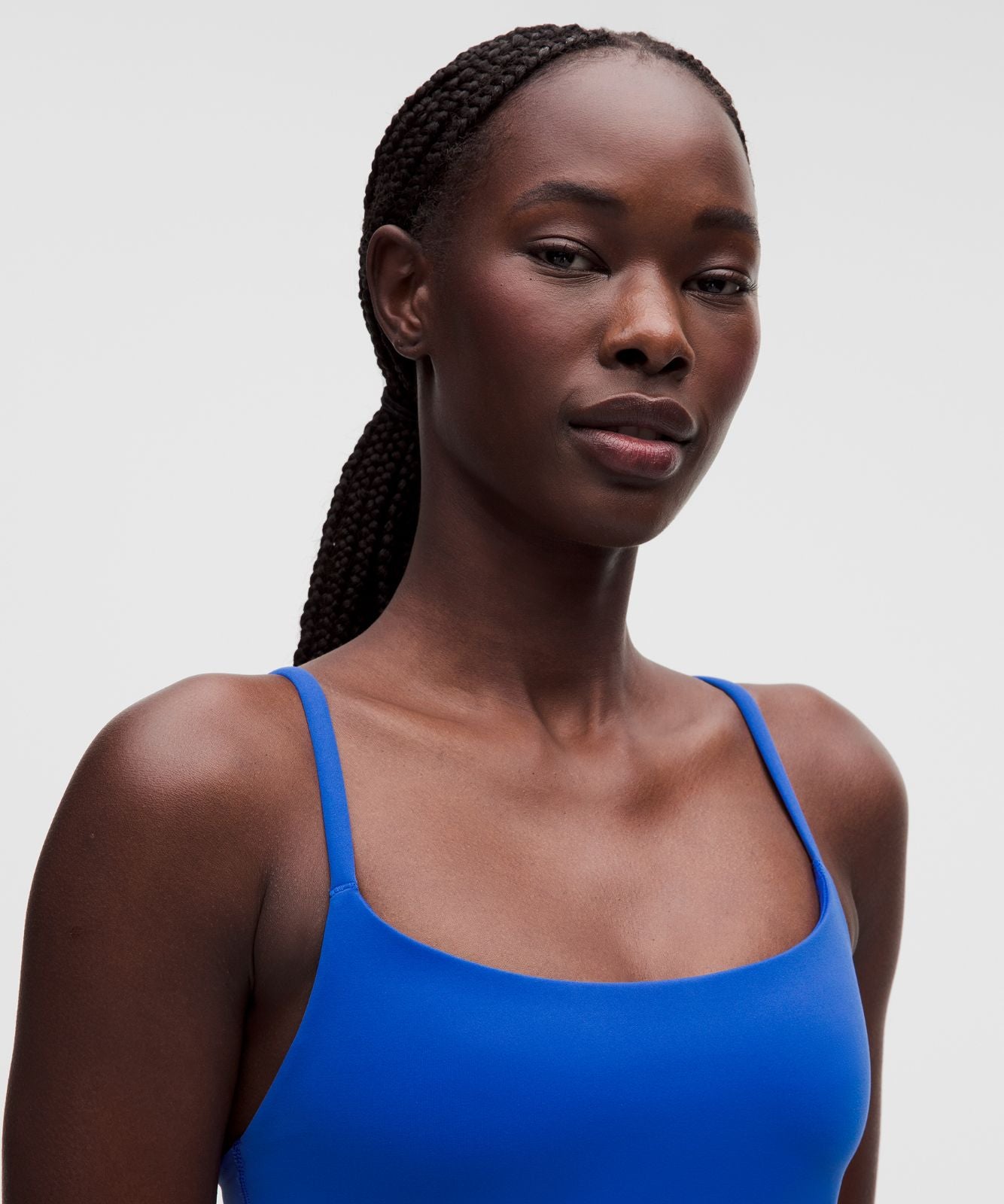 Wunder Train Strappy Racer Bra *Light Support, A/B Cup Beach Ball Blue
