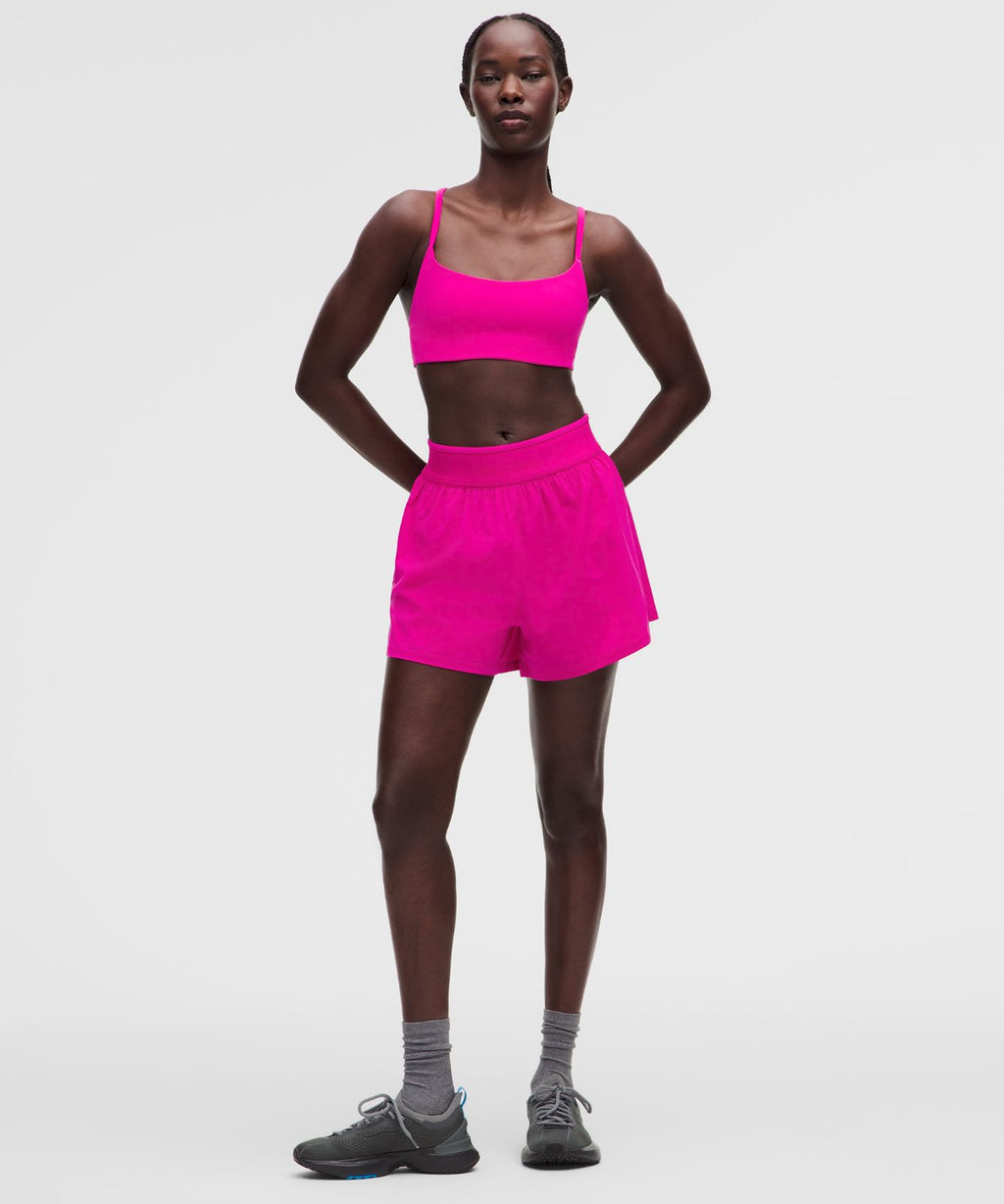 Wunder Train Strappy Racer Bra *Light Support, A/B Cup Pink Flare