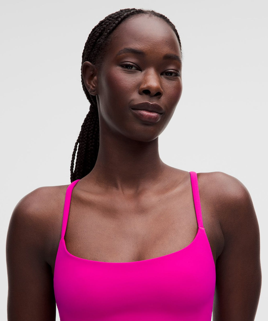 Wunder Train Strappy Racer Bra *Light Support, A/B Cup Pink Flare